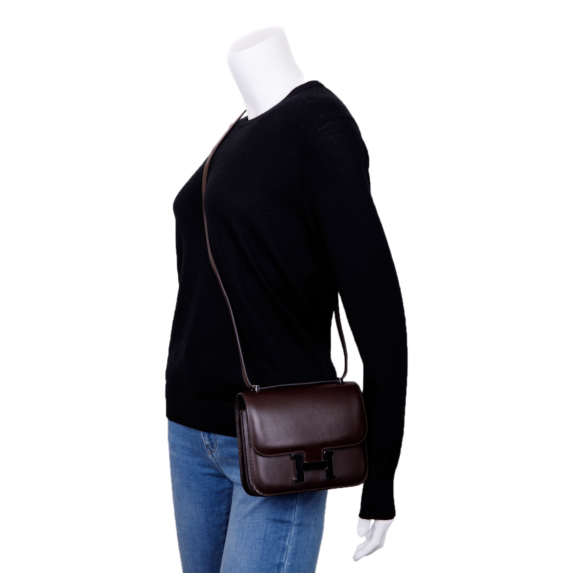 Hermes Box Leather Constance 18