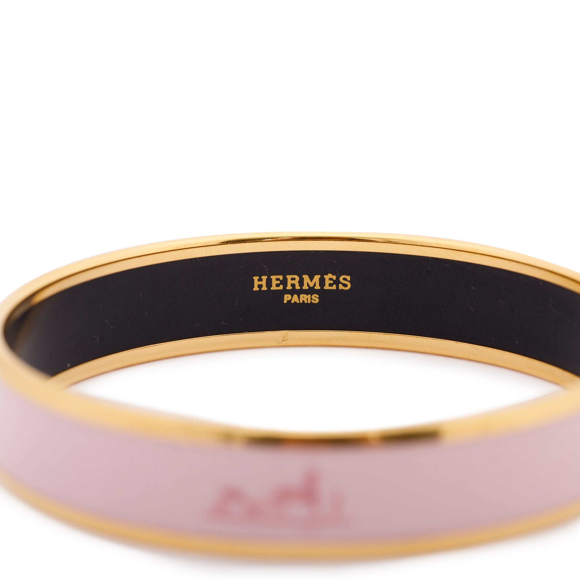 Hermes Caleche Enamel Bangle Bracelet