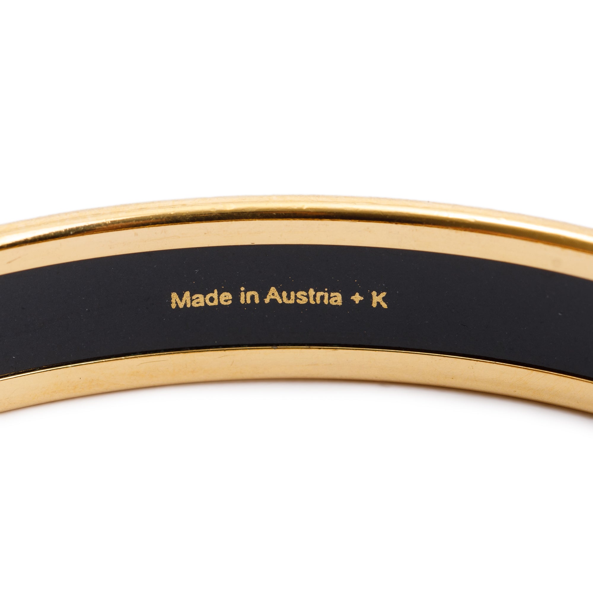 Hermes Caleche Enamel Bangle Bracelet