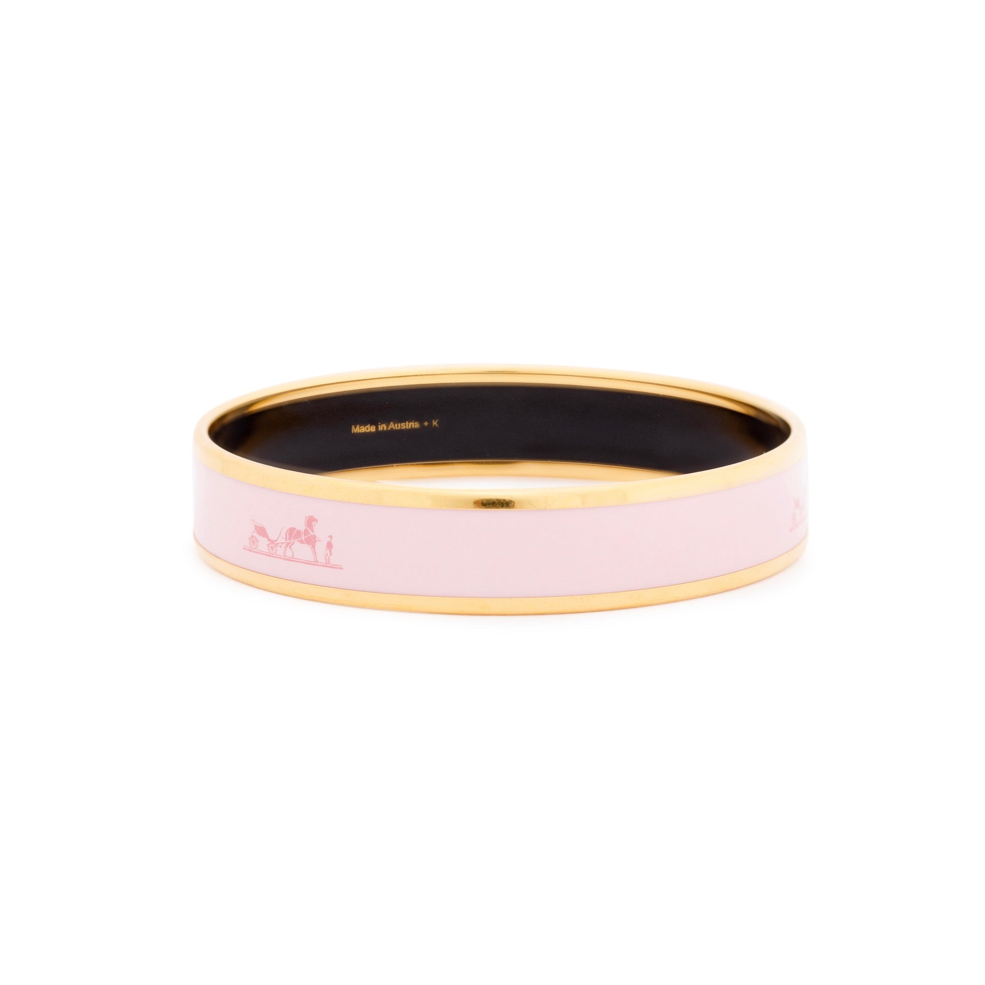Hermes Caleche Enamel Bangle Bracelet