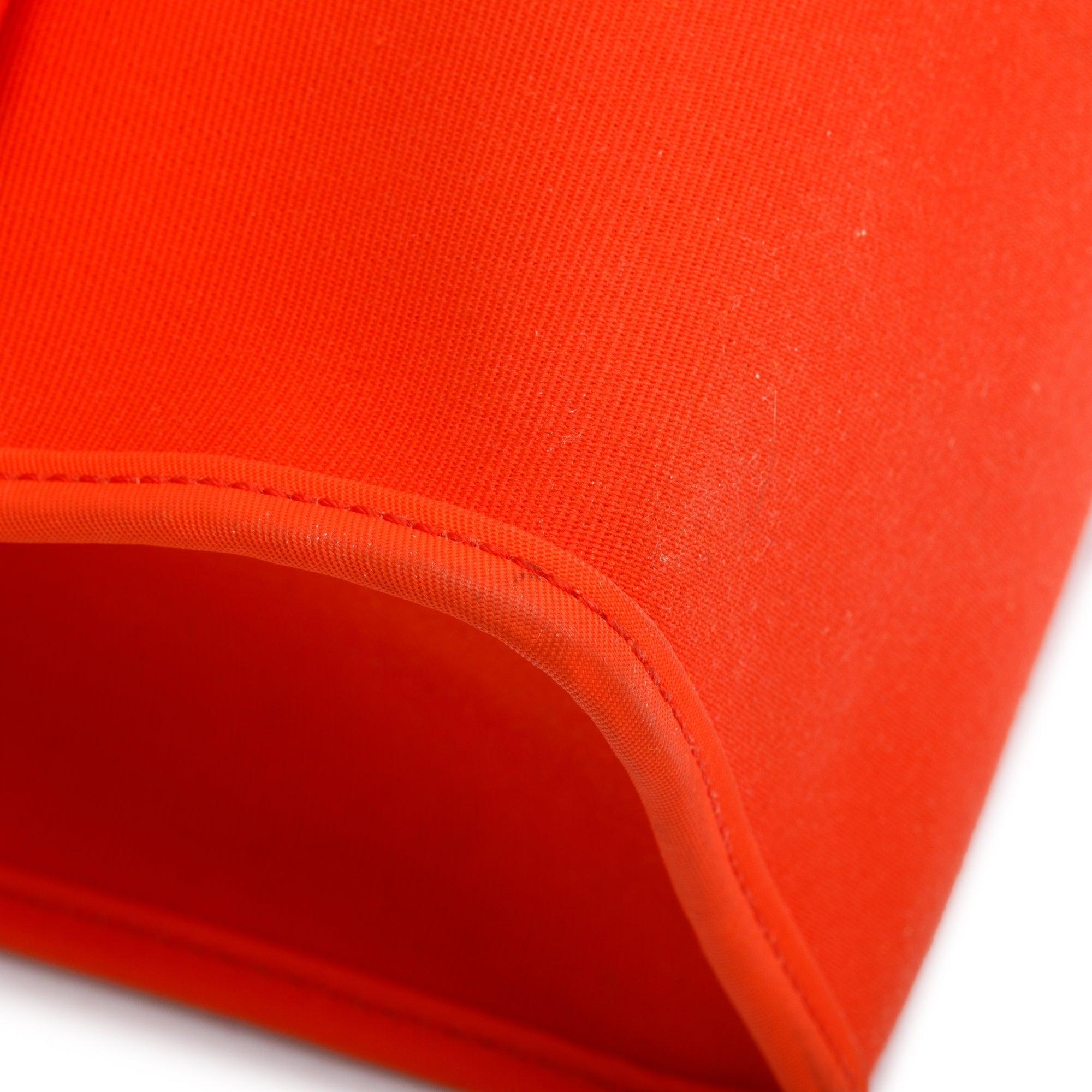 Hermes Capucine Fauve Toile Militaire Vache Hunter Herbag Zip 31 w/ Pouch