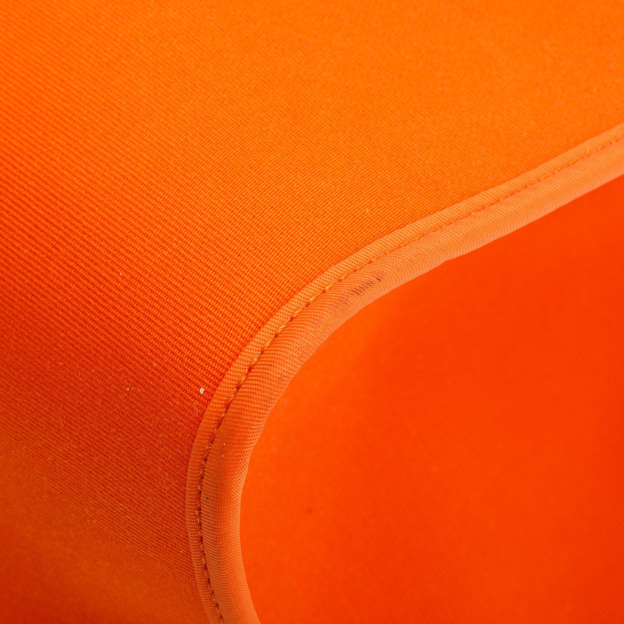 Hermes Capucine Fauve Toile Militaire Vache Hunter Herbag Zip 39 w/ Pouch