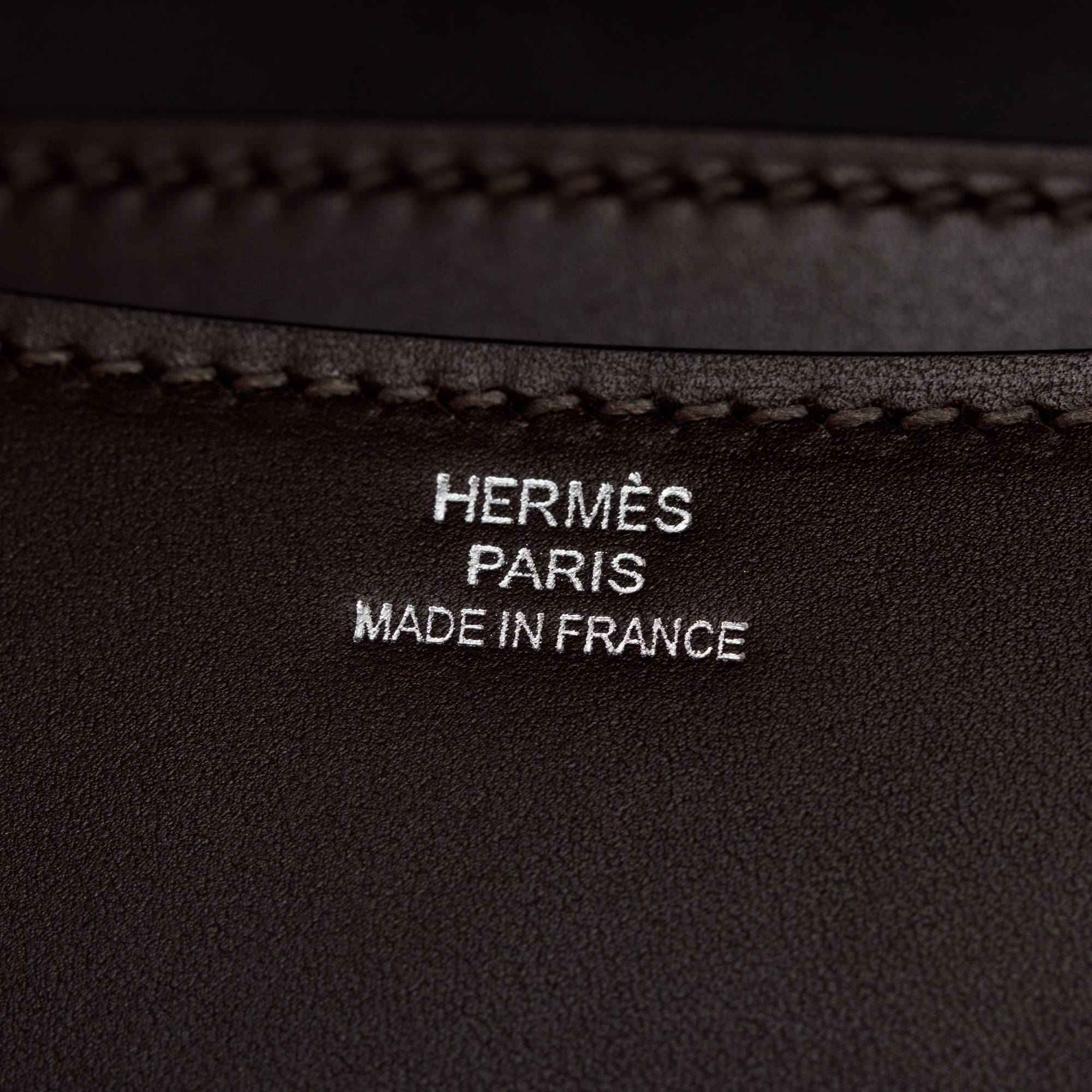 Hermes Ebene Box Leather Mini Constance 18 w/ Box – OLIVER'S