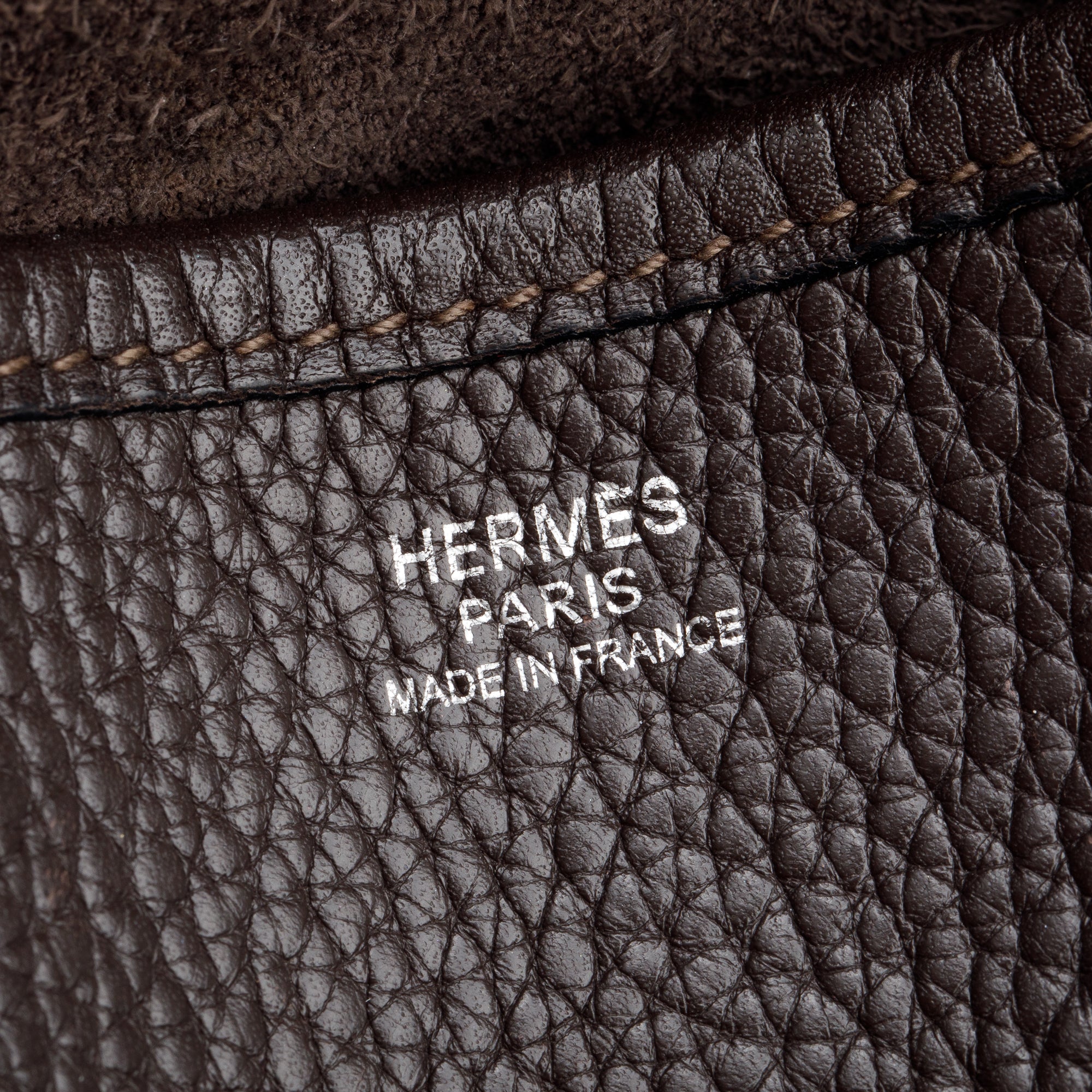 Hermes Ebene Taurillon Clemence Evelyne II 29 Bag