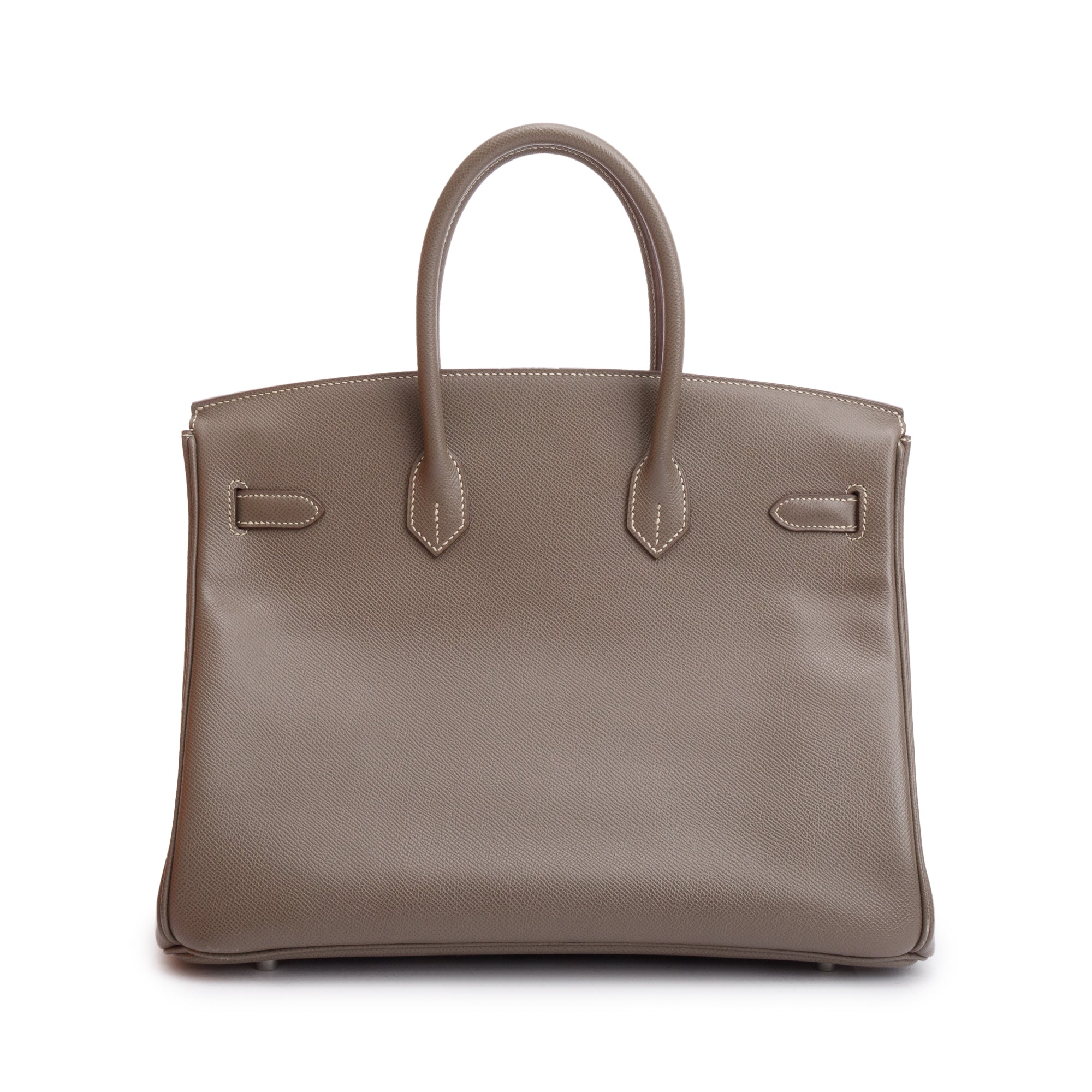 Hermes Etain Epsom Leather Candy Birkin 35 w/ Box & Receipt