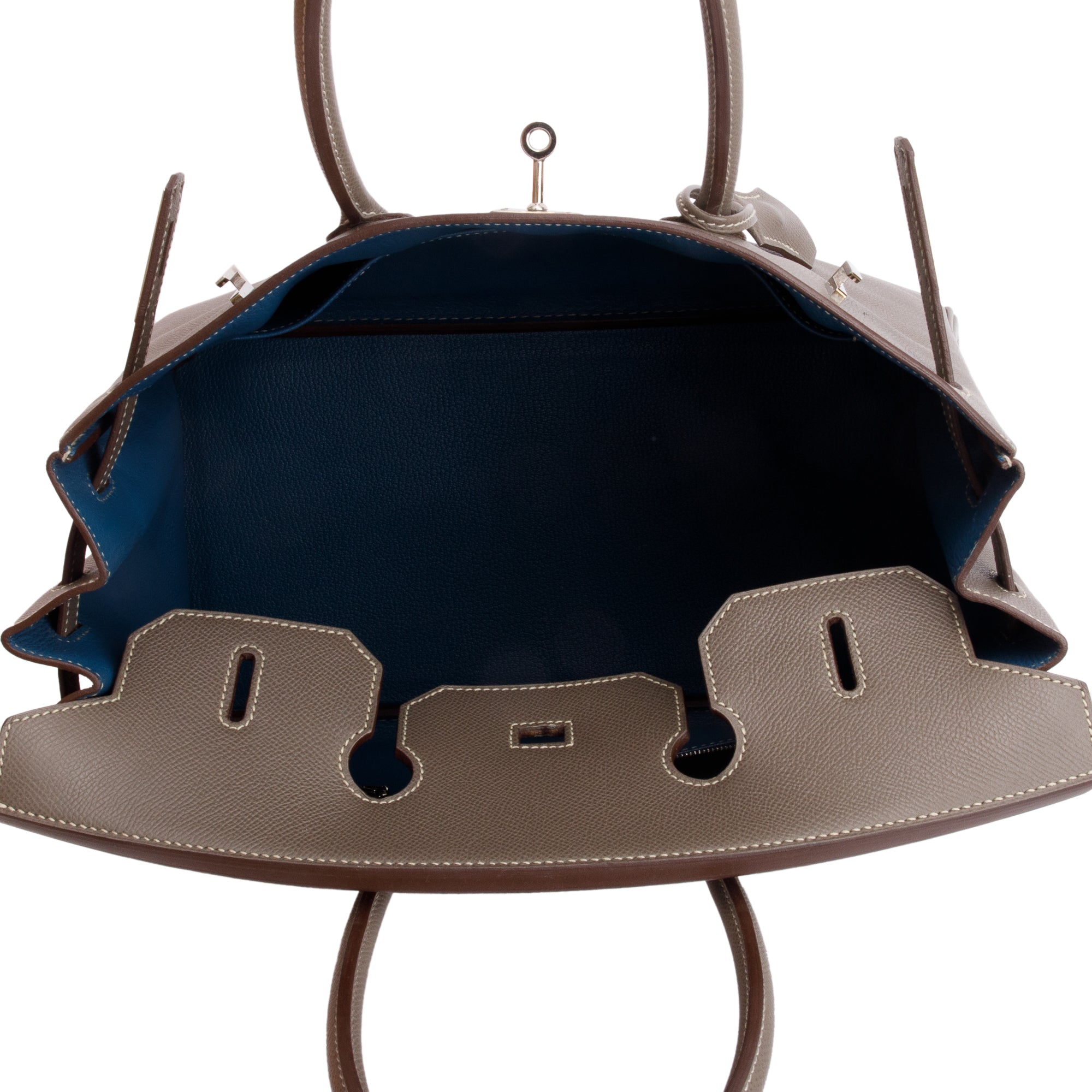 Hermes Etain Epsom Leather Candy Birkin 35 w/ Box & Receipt