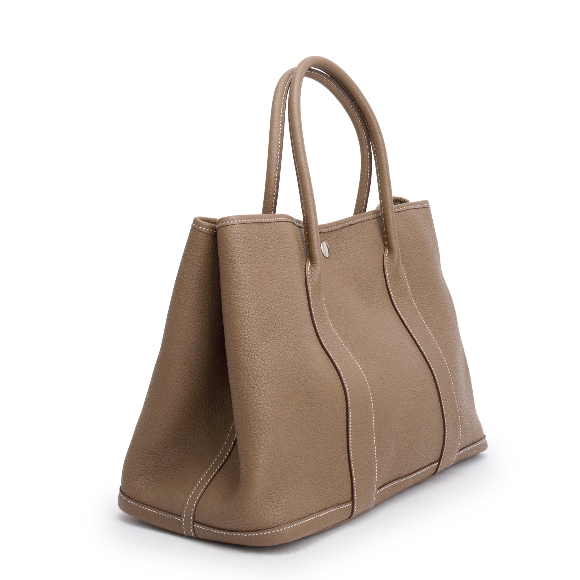 Hermes Etoupe Negonda Leather Garden Party 36