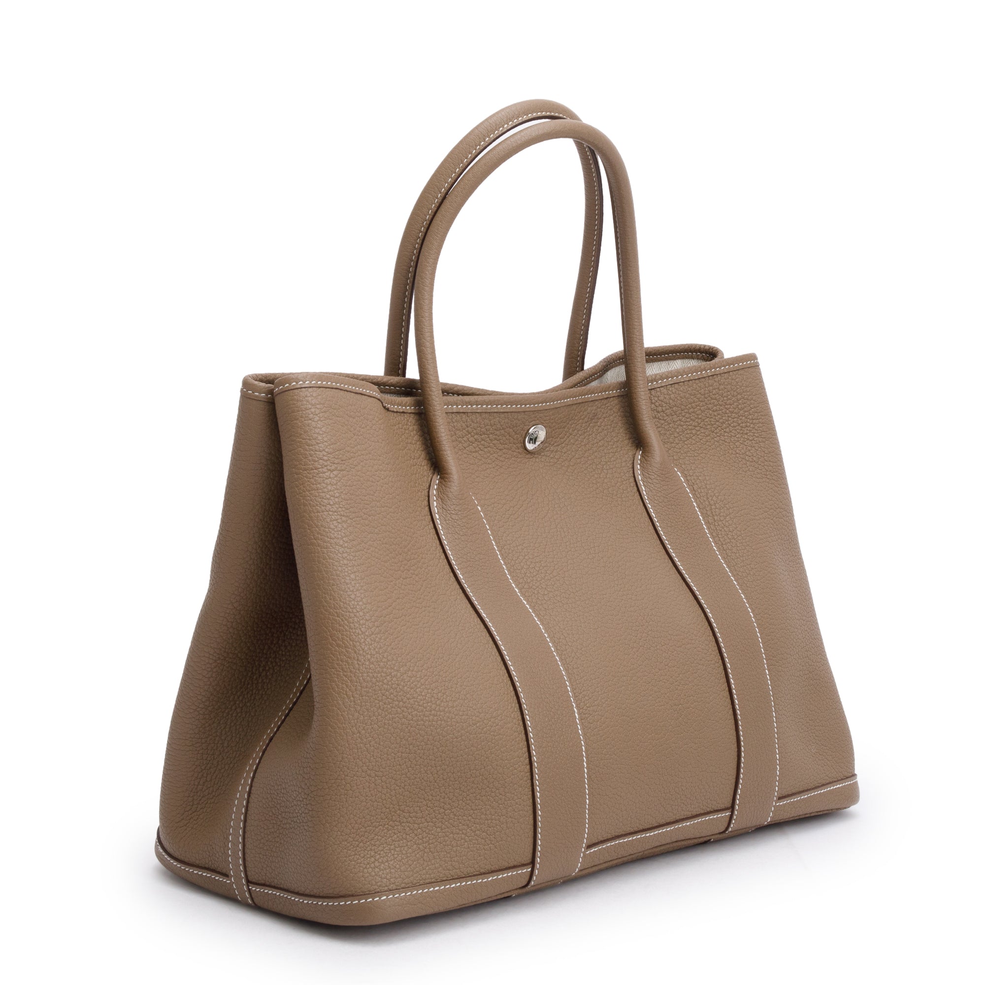 Hermes Etoupe Negonda Leather Garden Party 36