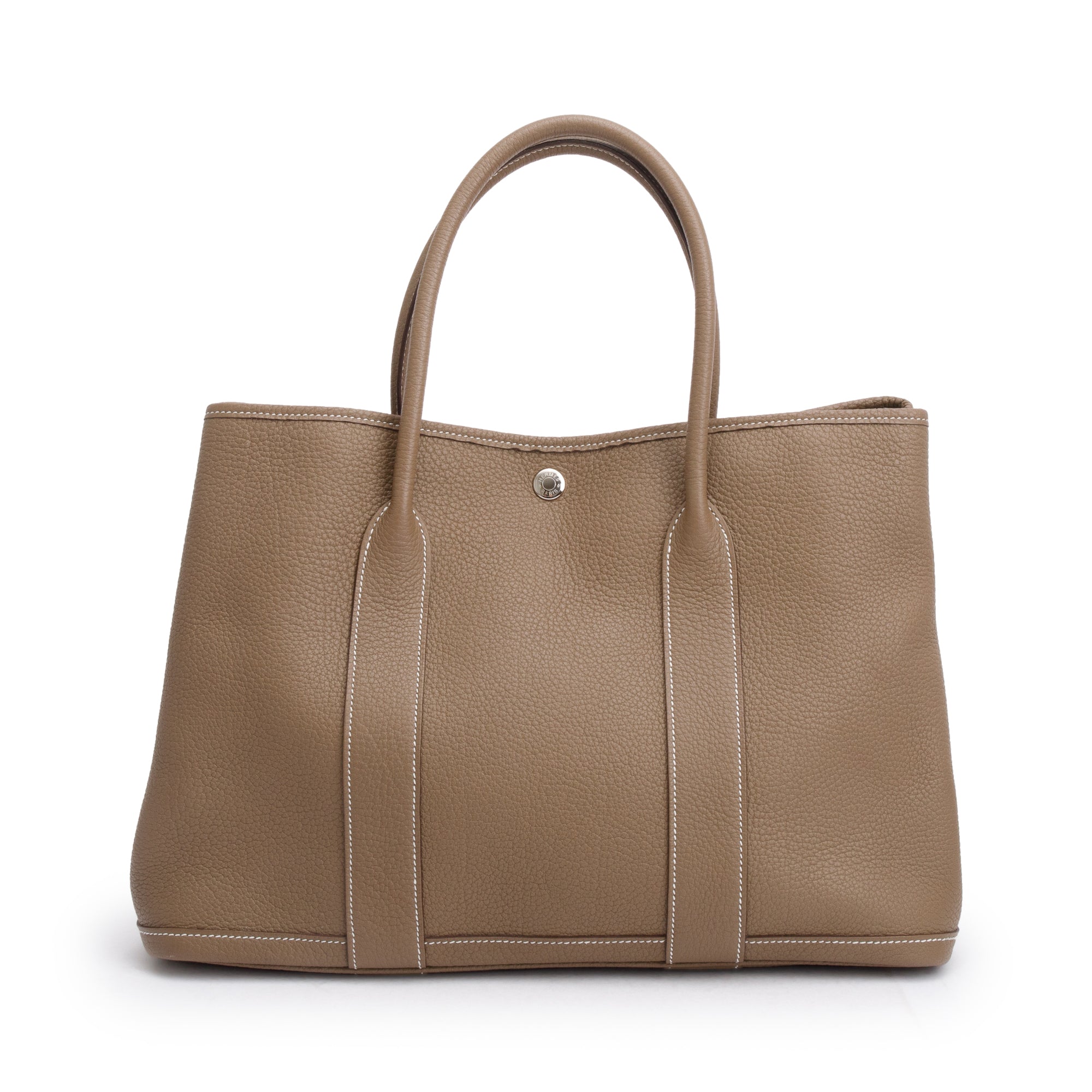 Hermes Etoupe Negonda Leather Garden Party 36