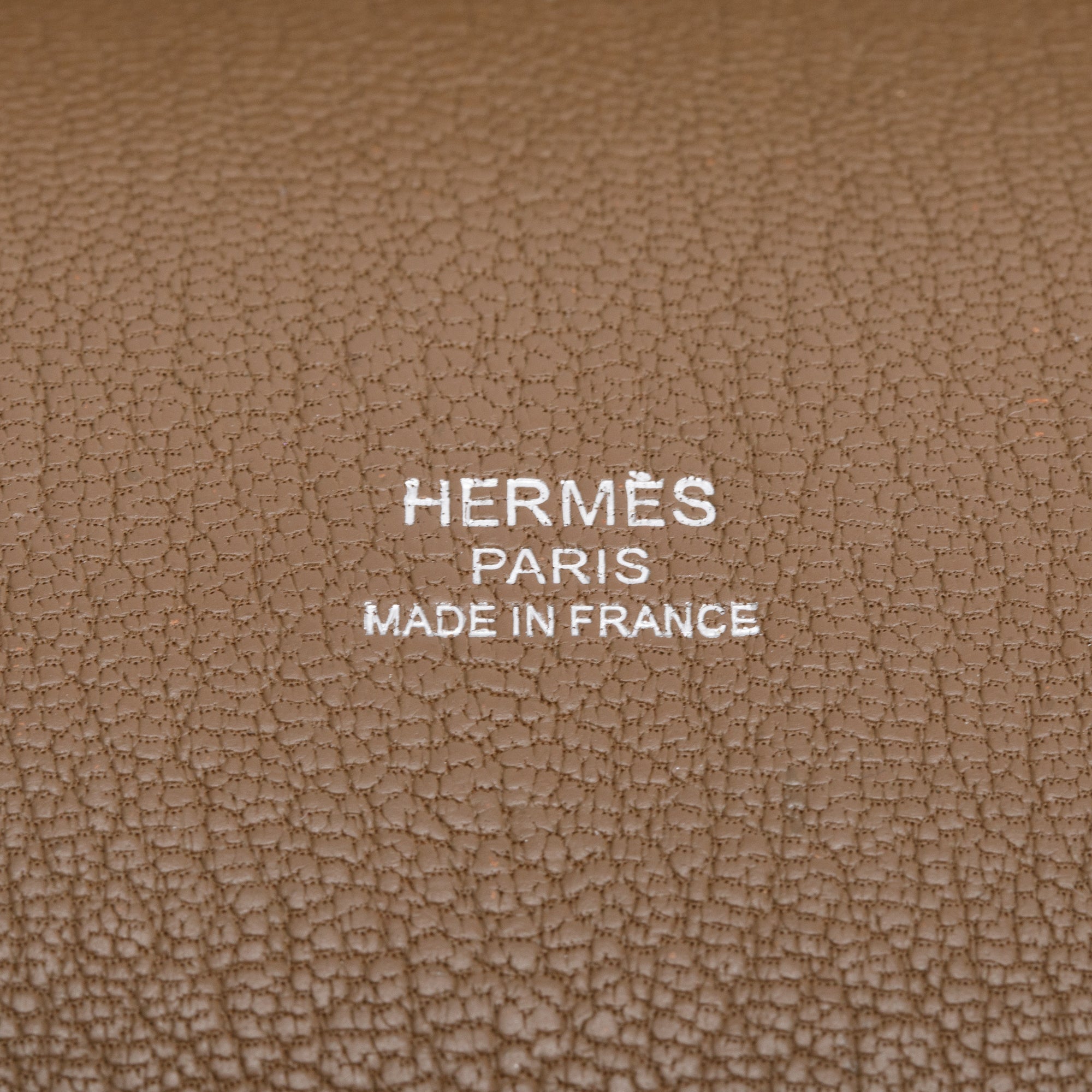 Hermes Etoupe Taurillon Clemence Leather Jypsiere 28