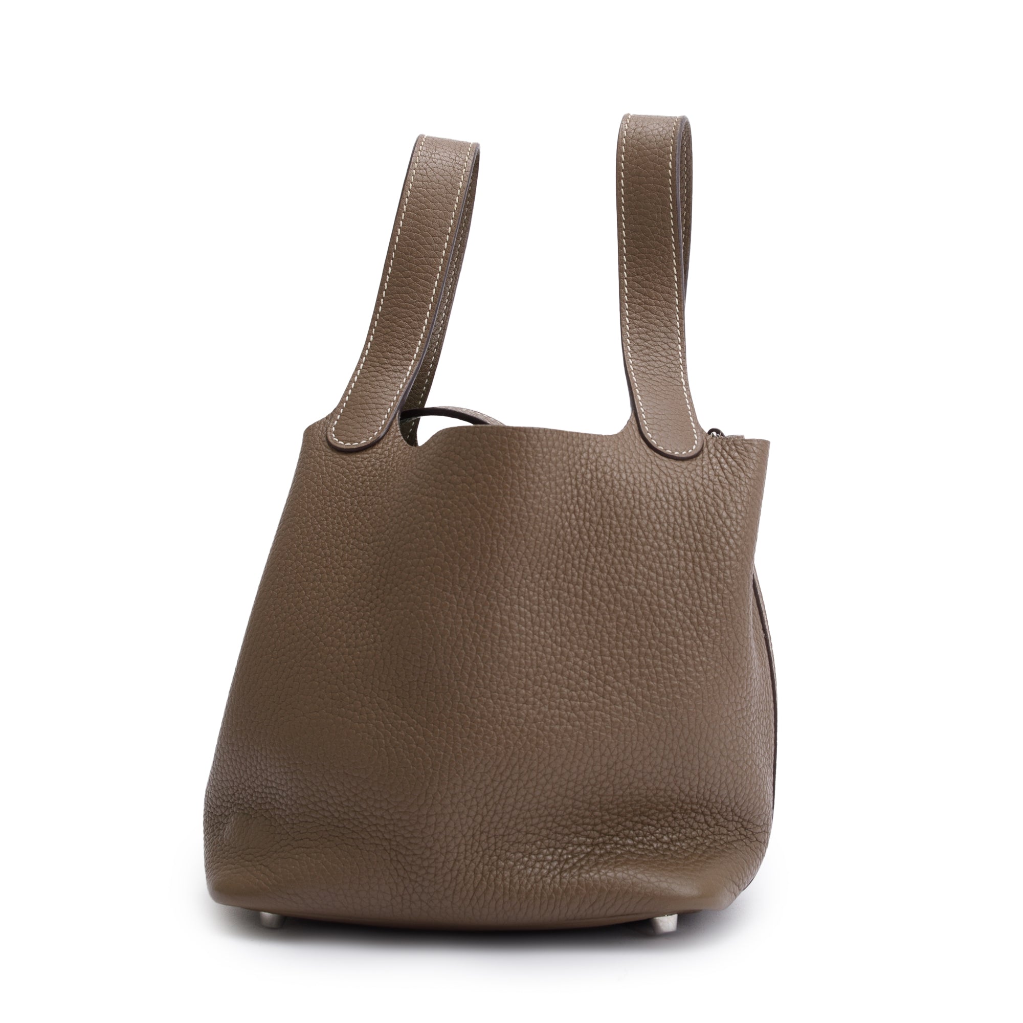 Hermes Etoupe Taurillon Clemence Picotin 18