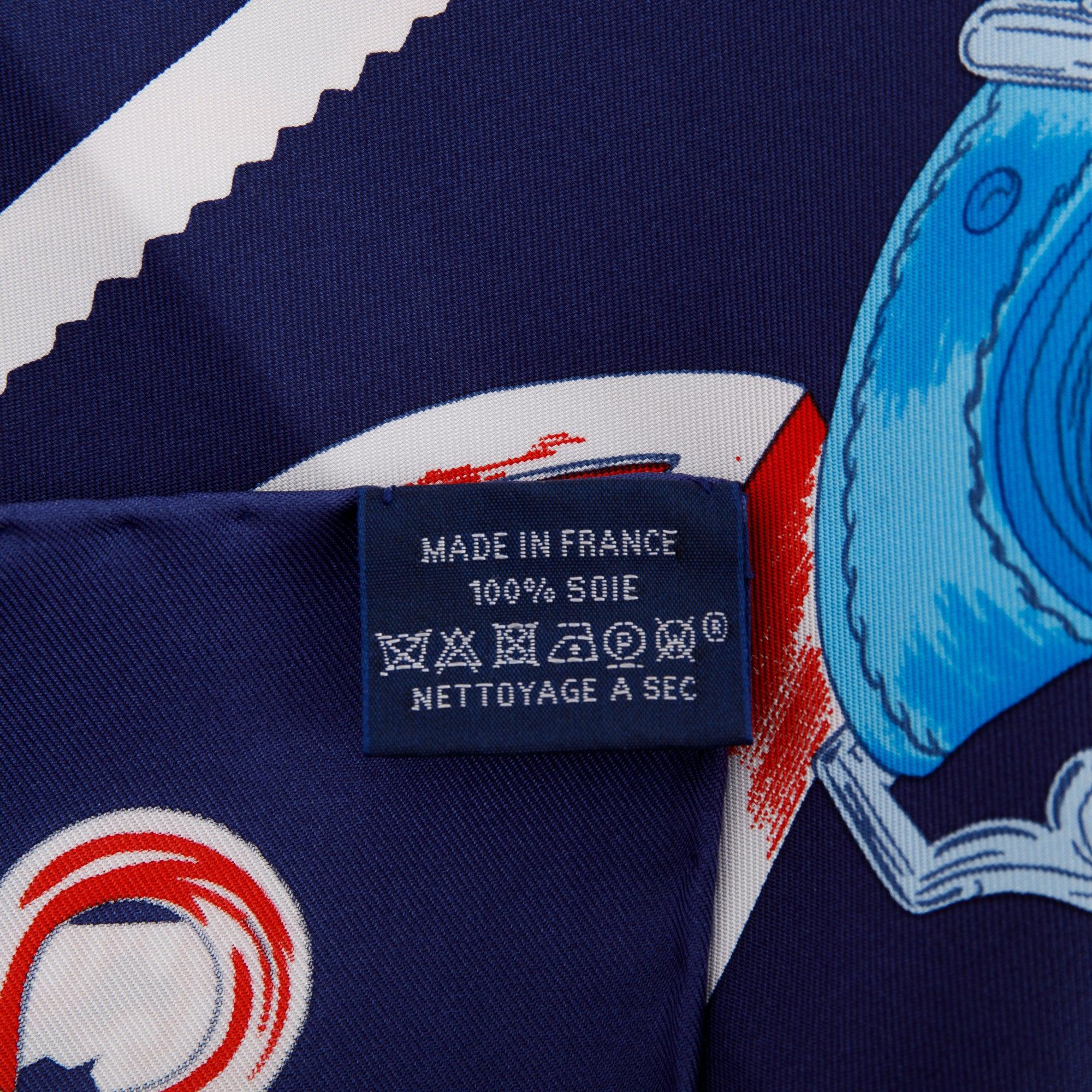 Hermes 'Etriers by F. de la Perriere' Silk Scarf 90 w/ Box