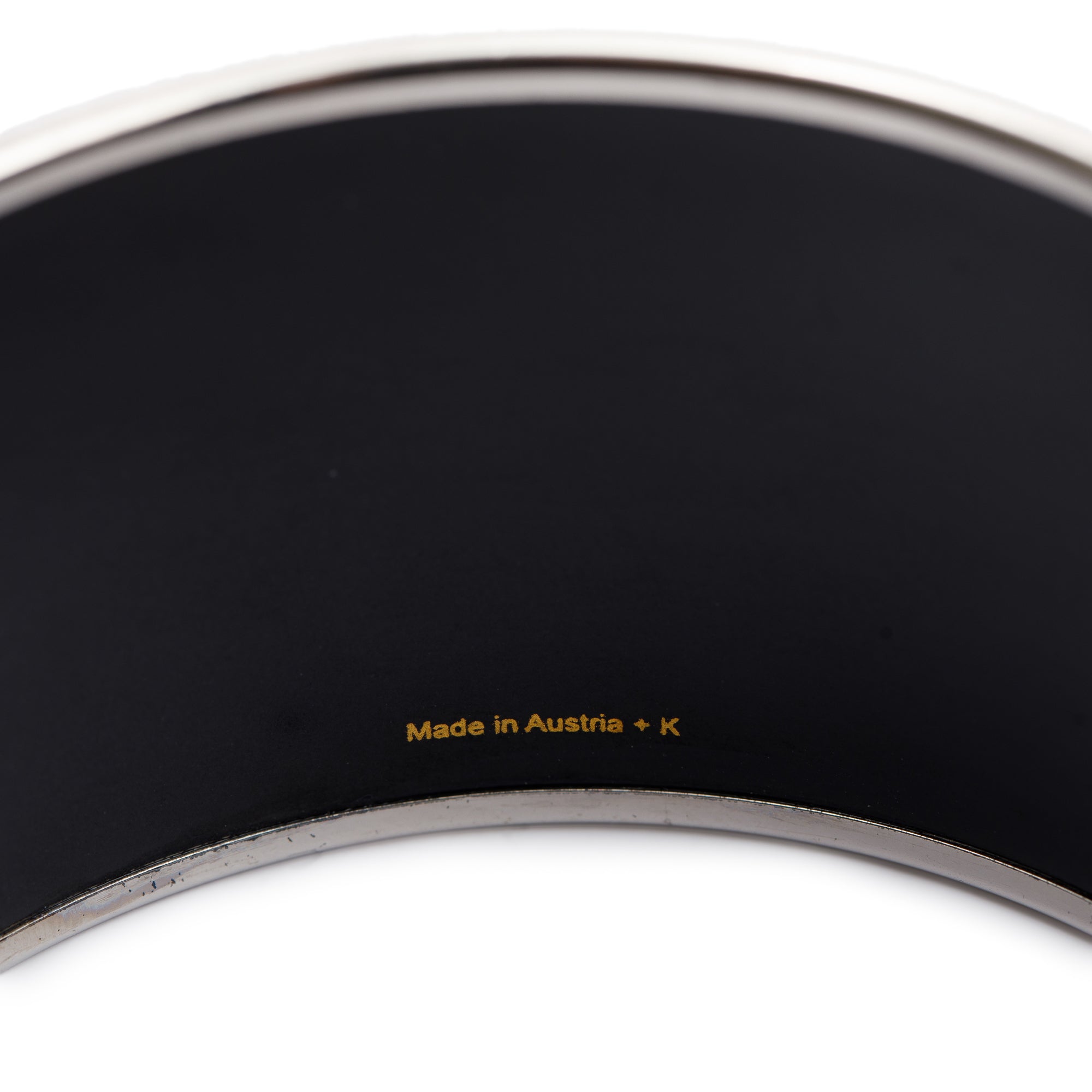 Hermes Extra Wide Enamel Bangle Bracelet