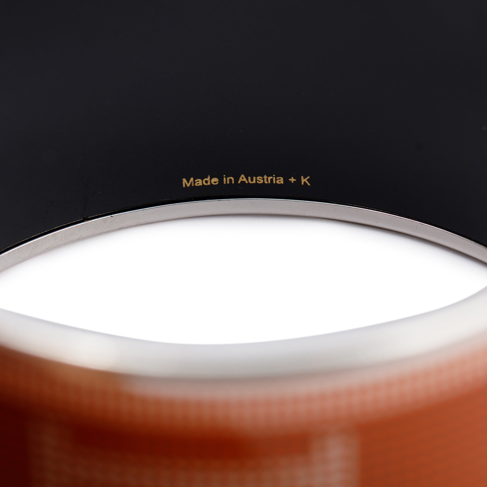 Hermes Extra Wide Enamel Bangle Bracelet