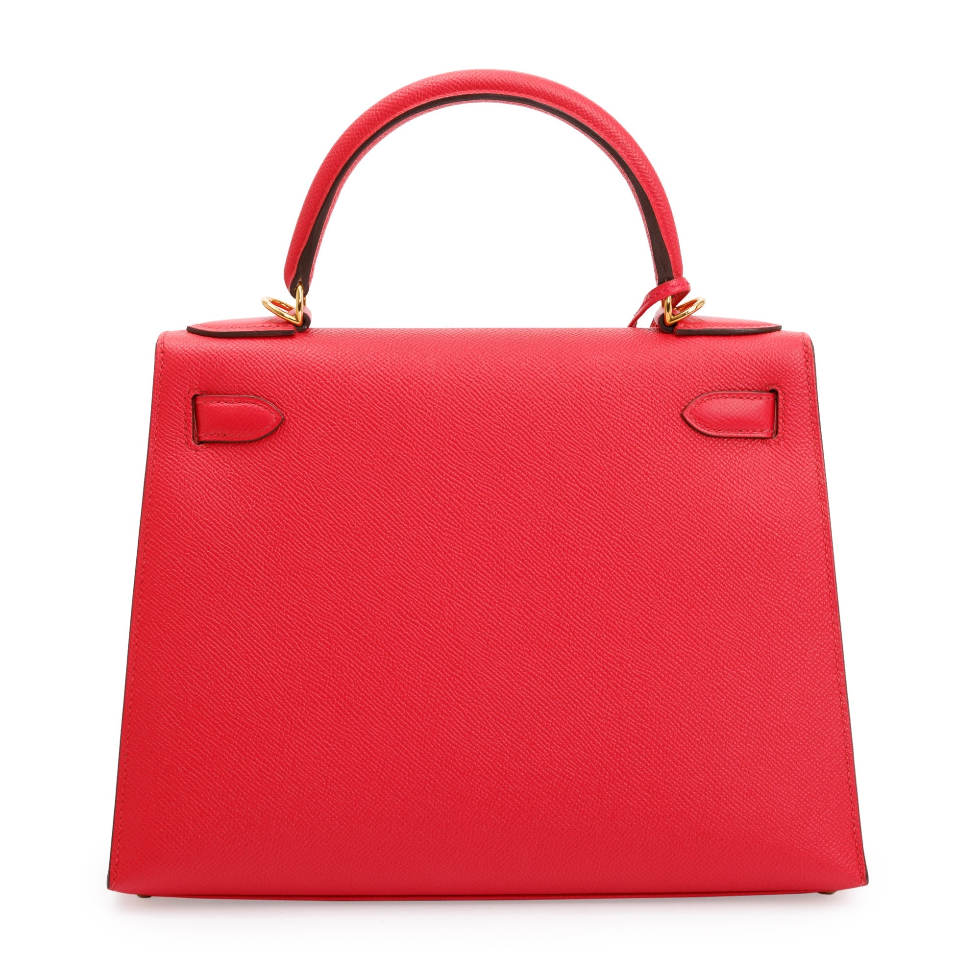Hermes Extreme Rose Veau Epsom Kelly II Sellier 28 w/ Strap