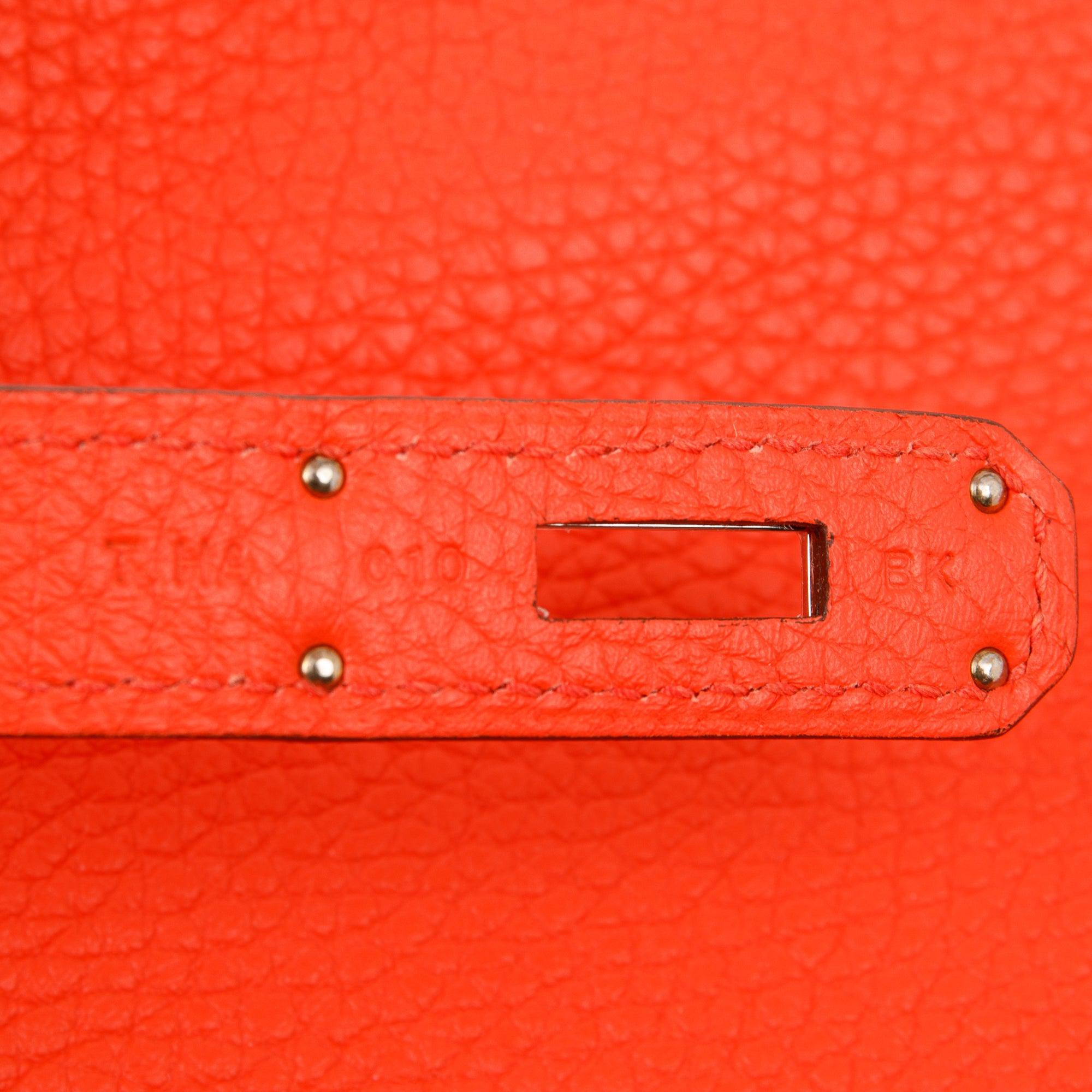 Hermes Feu Veau Togo Birkin 35 w/ Box