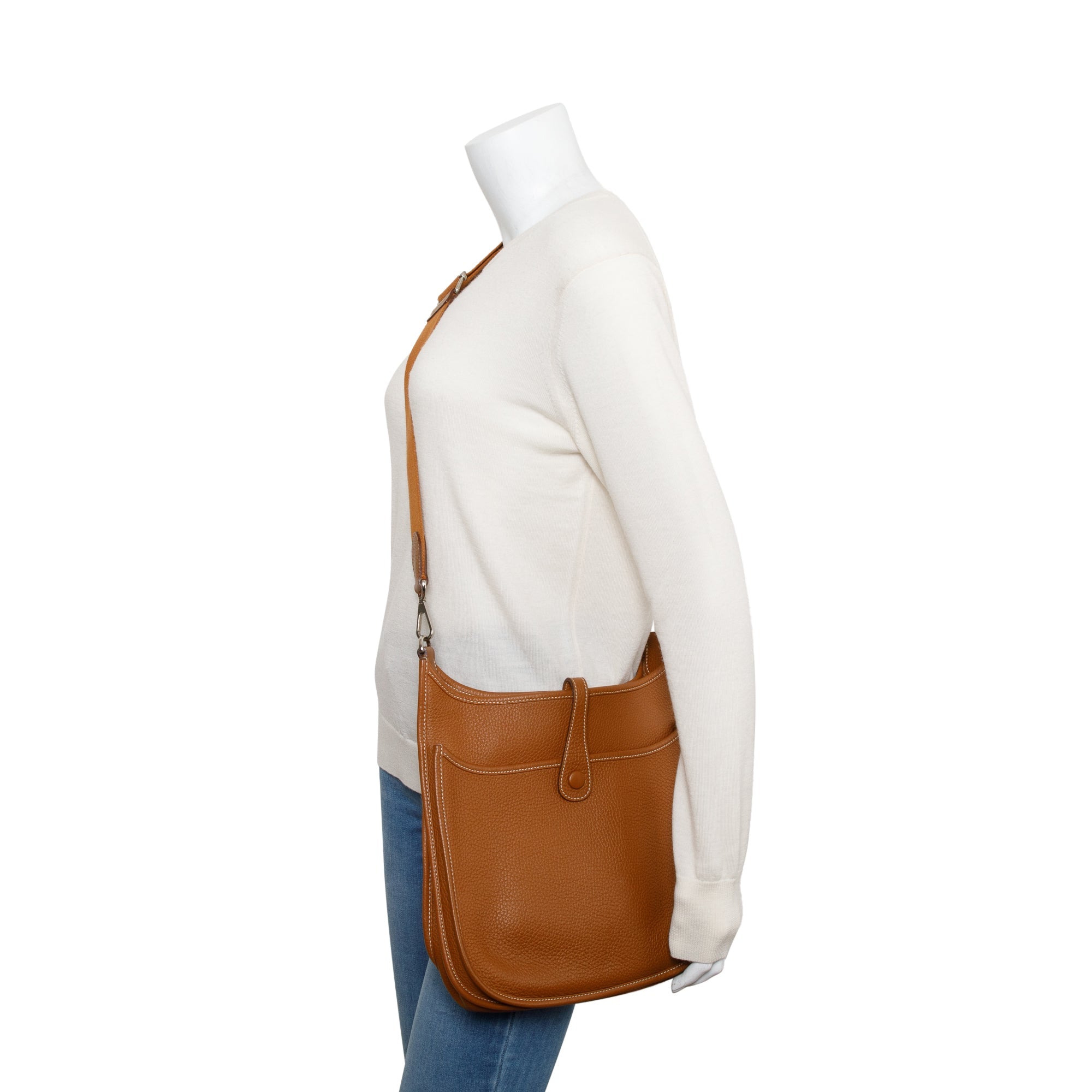 Hermes Gold Clemence Evelyne III 29 Bag