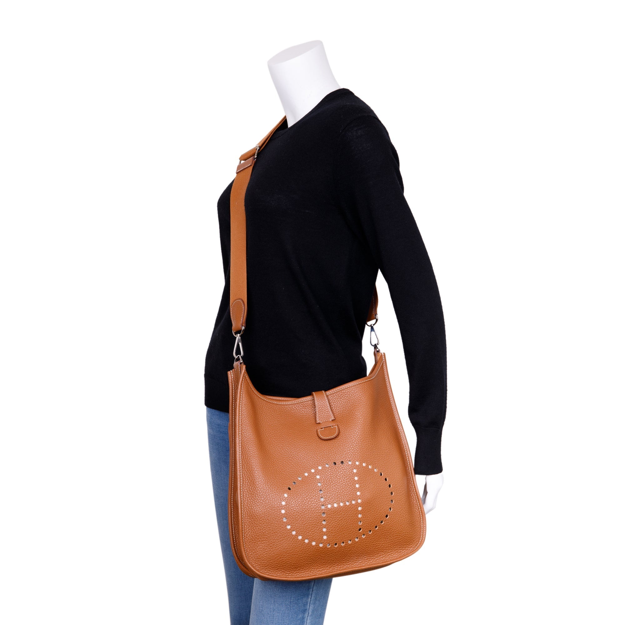 Hermes Gold Clemence Evelyne III 29 Bag