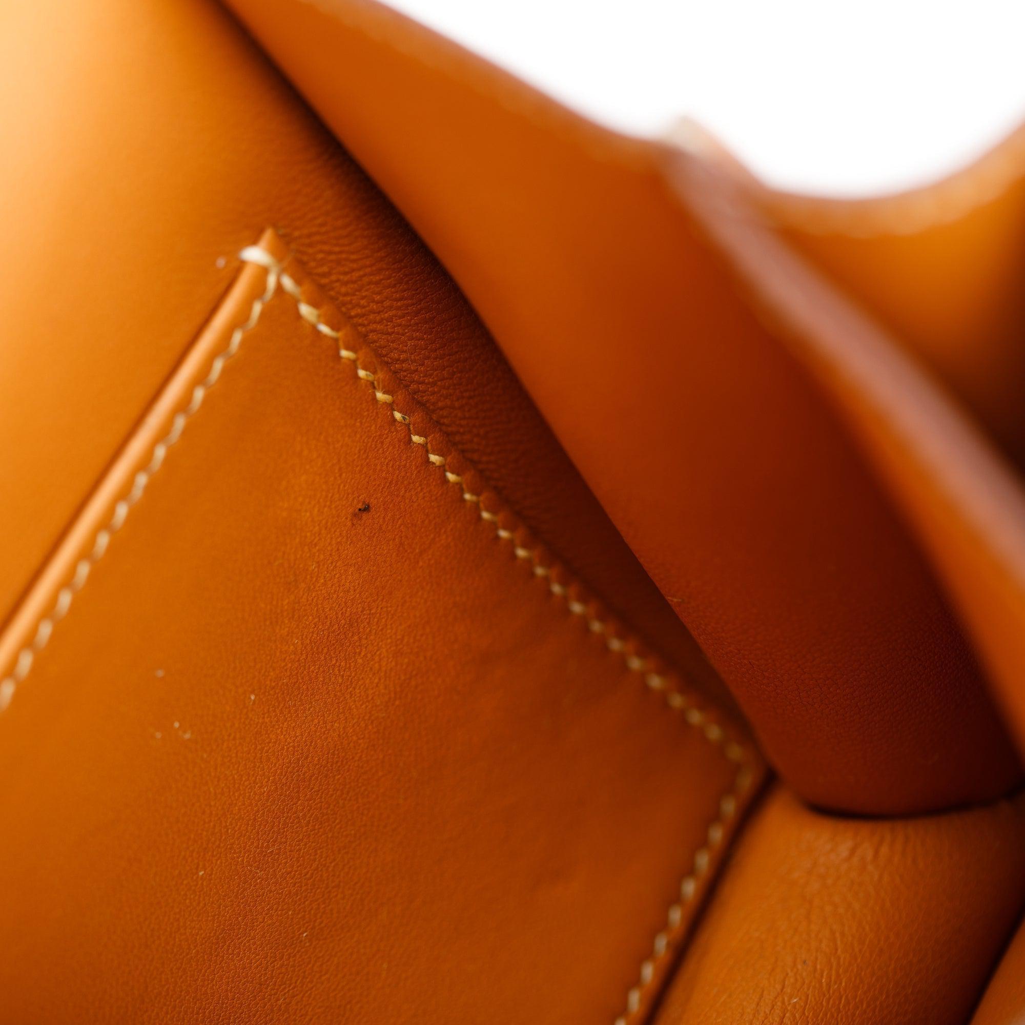 Hermes Gold Tadelakt Leather Mini Constance 18 (BARBARA TOOK THIS ITEM)