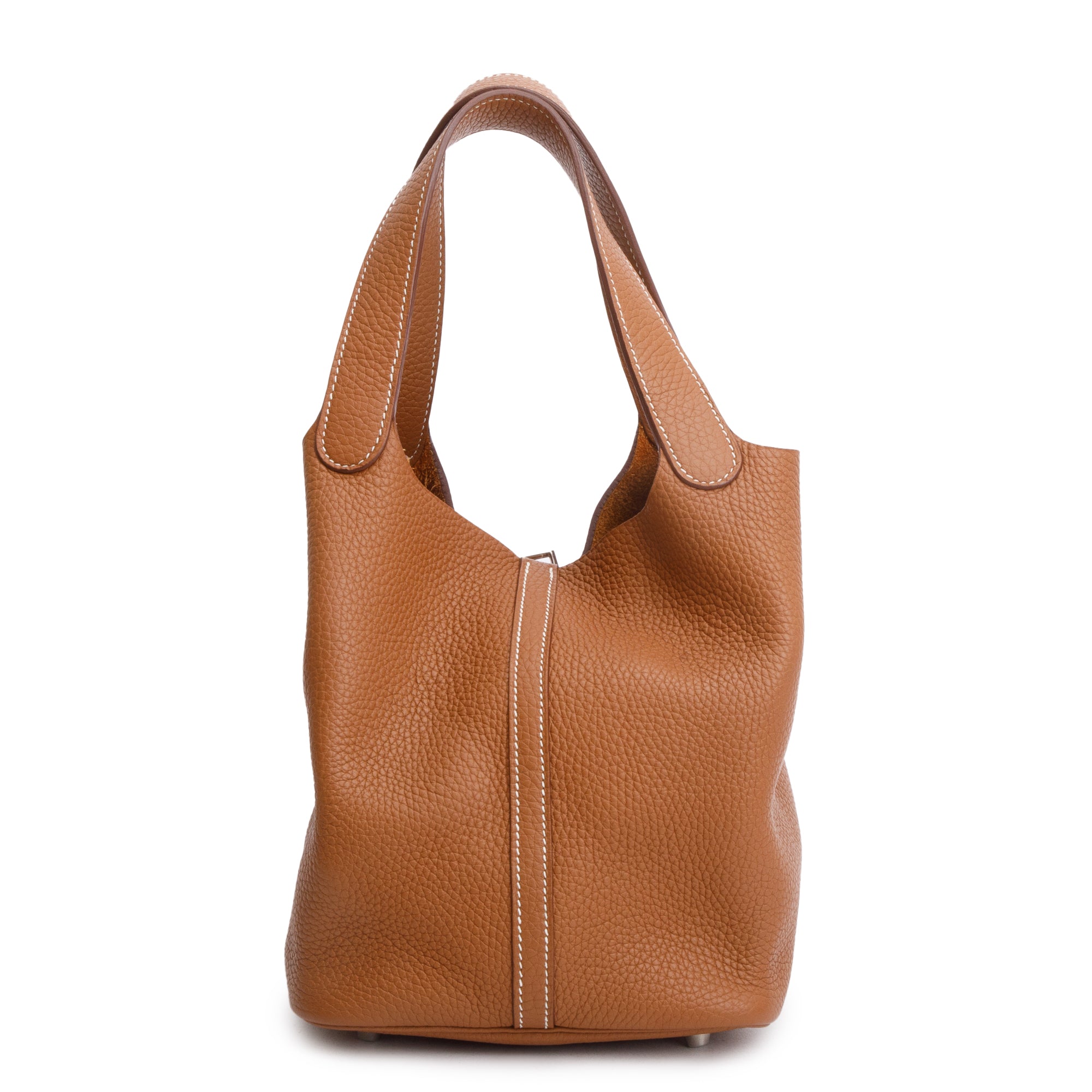 Hermes Gold Taurillon Clemence Picotin Lock 22