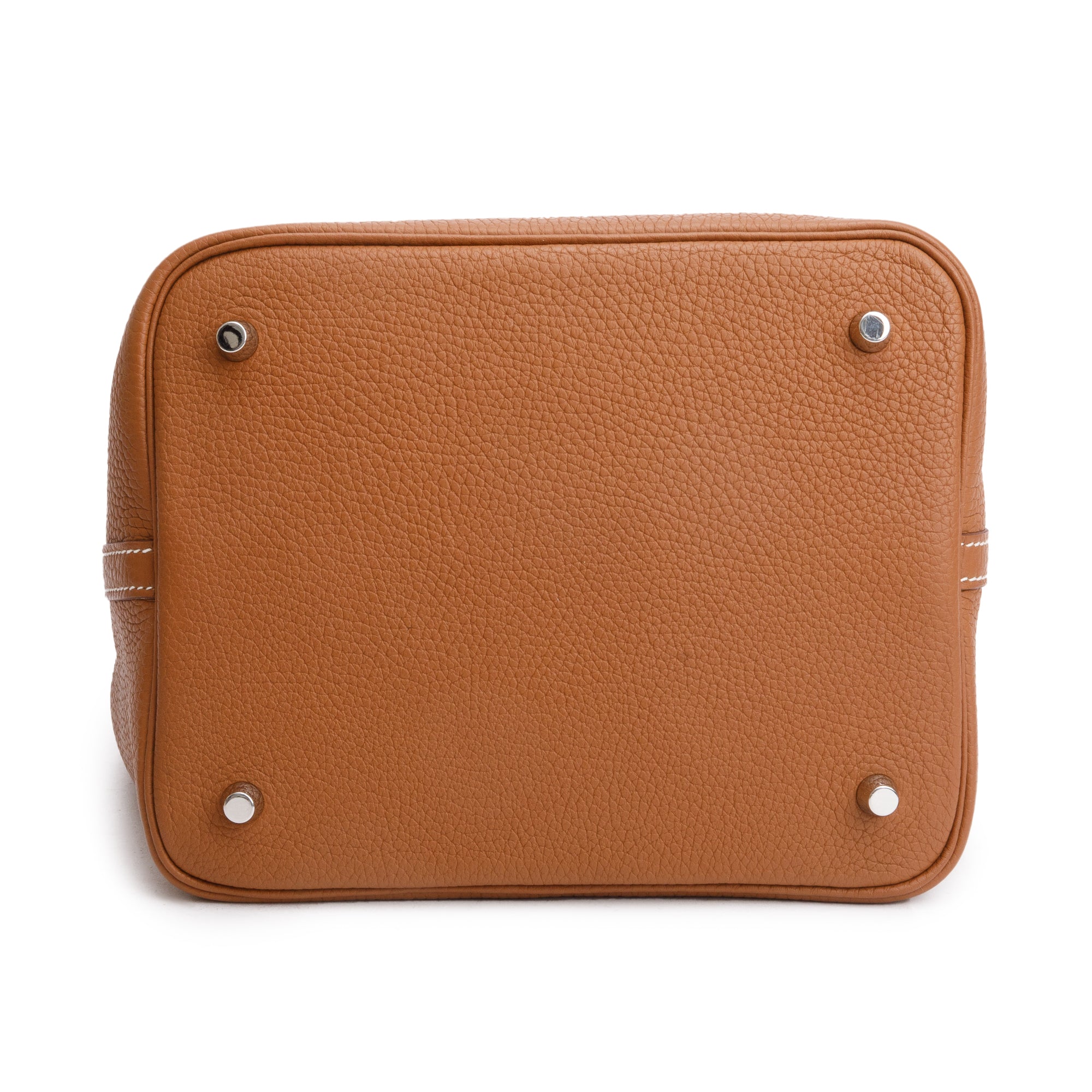 Hermes Gold Taurillon Clemence Picotin Lock 22