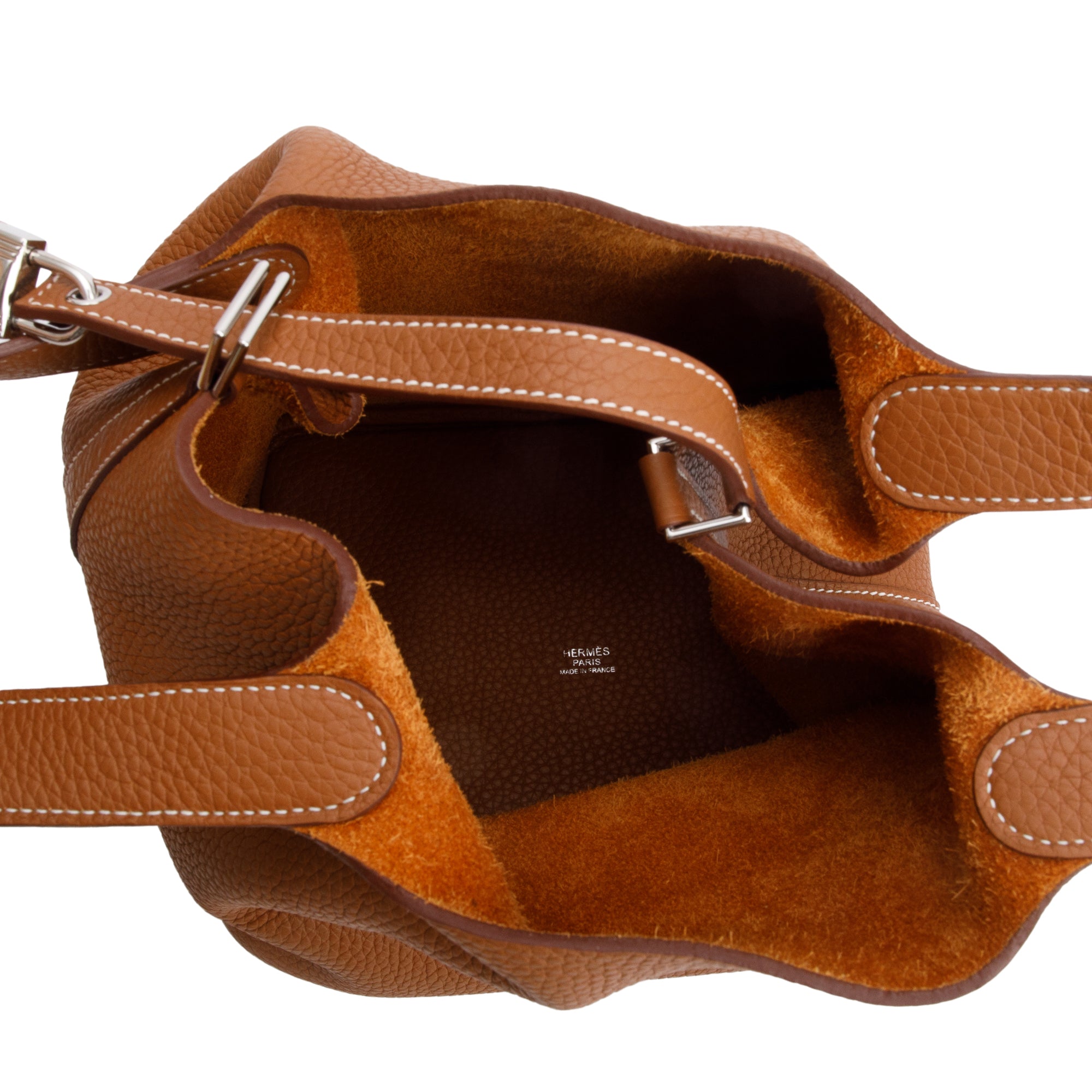 Hermes Gold Taurillon Clemence Picotin Lock 22