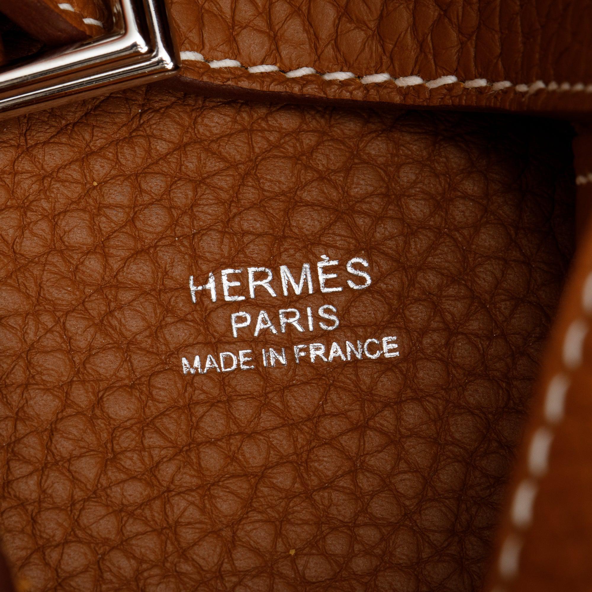 Hermes Gold Taurillon Clemence Picotin Lock 22