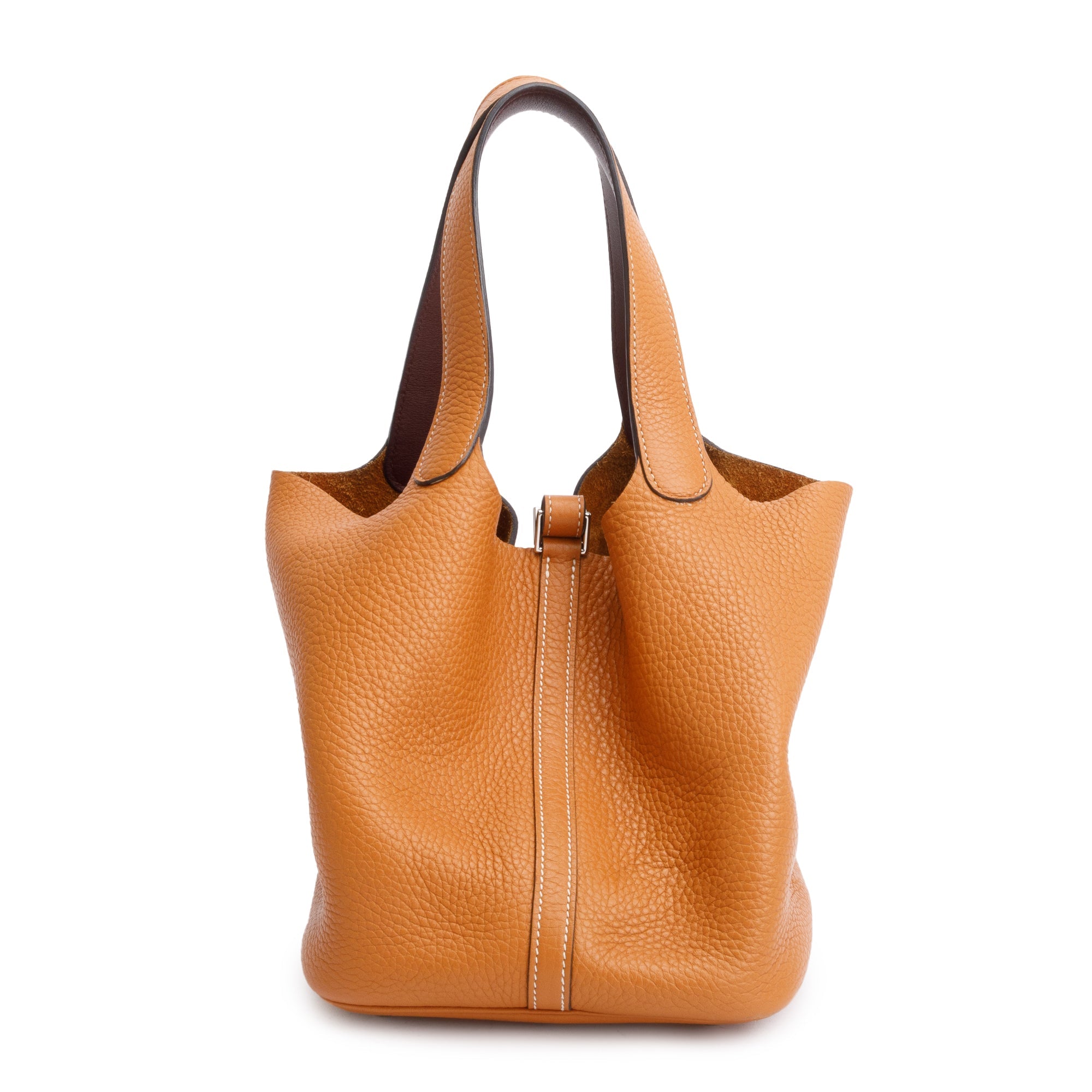 Hermes Gold Taurillon Clemence Picotin Lock 22