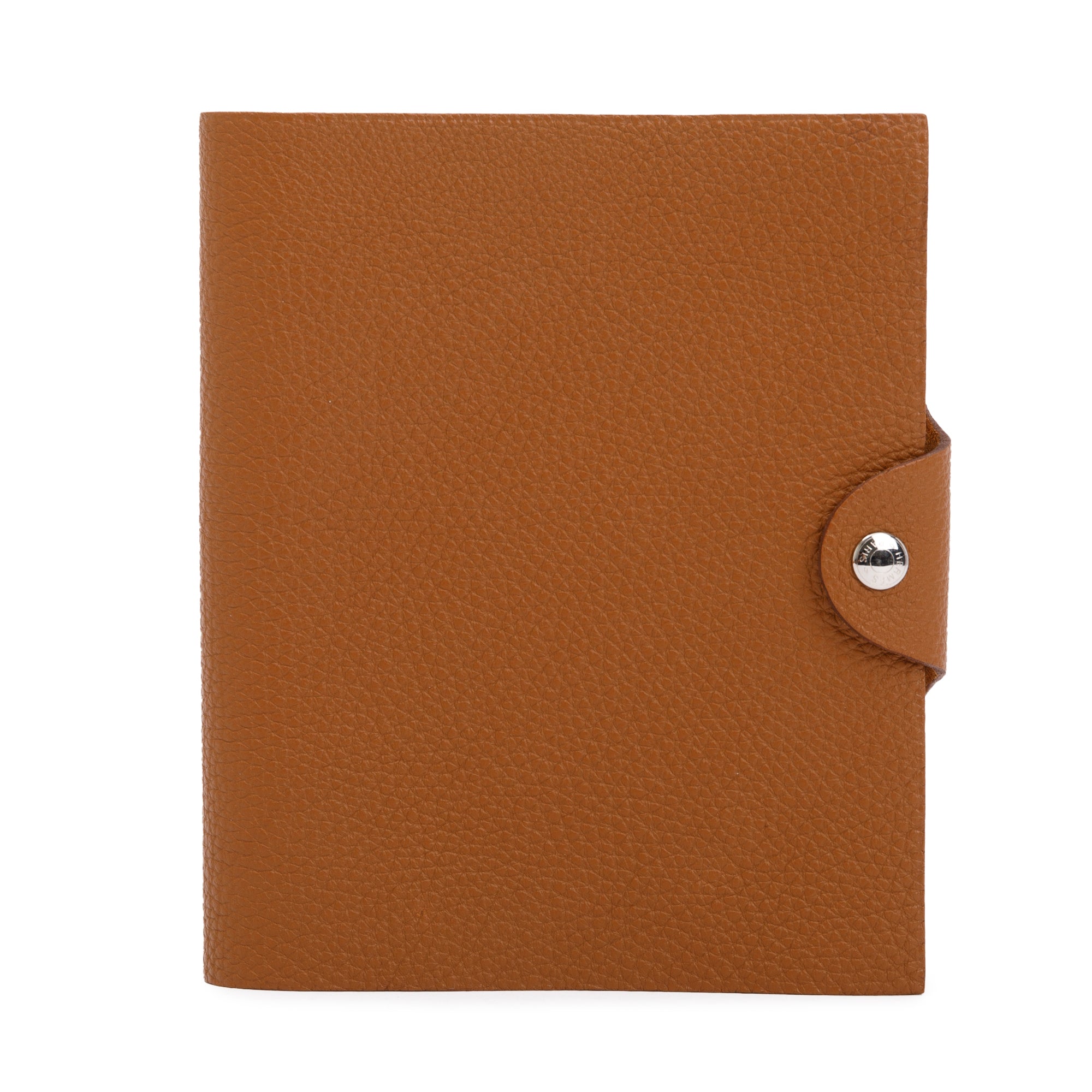 Hermes Gold Togo Ulysse PM Agenda Cover with Notebook & Box
