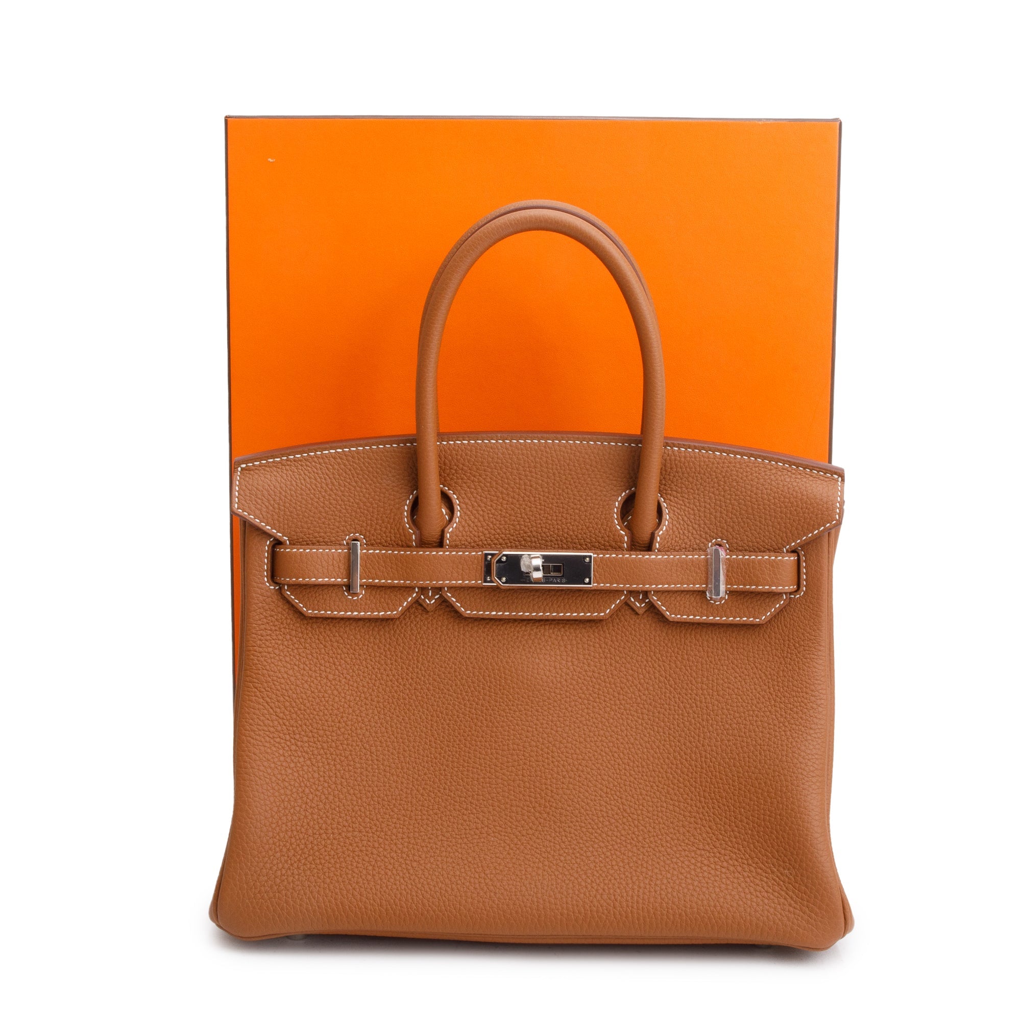 Hermes Gold Veau Togo Birkin 30 w/ Box