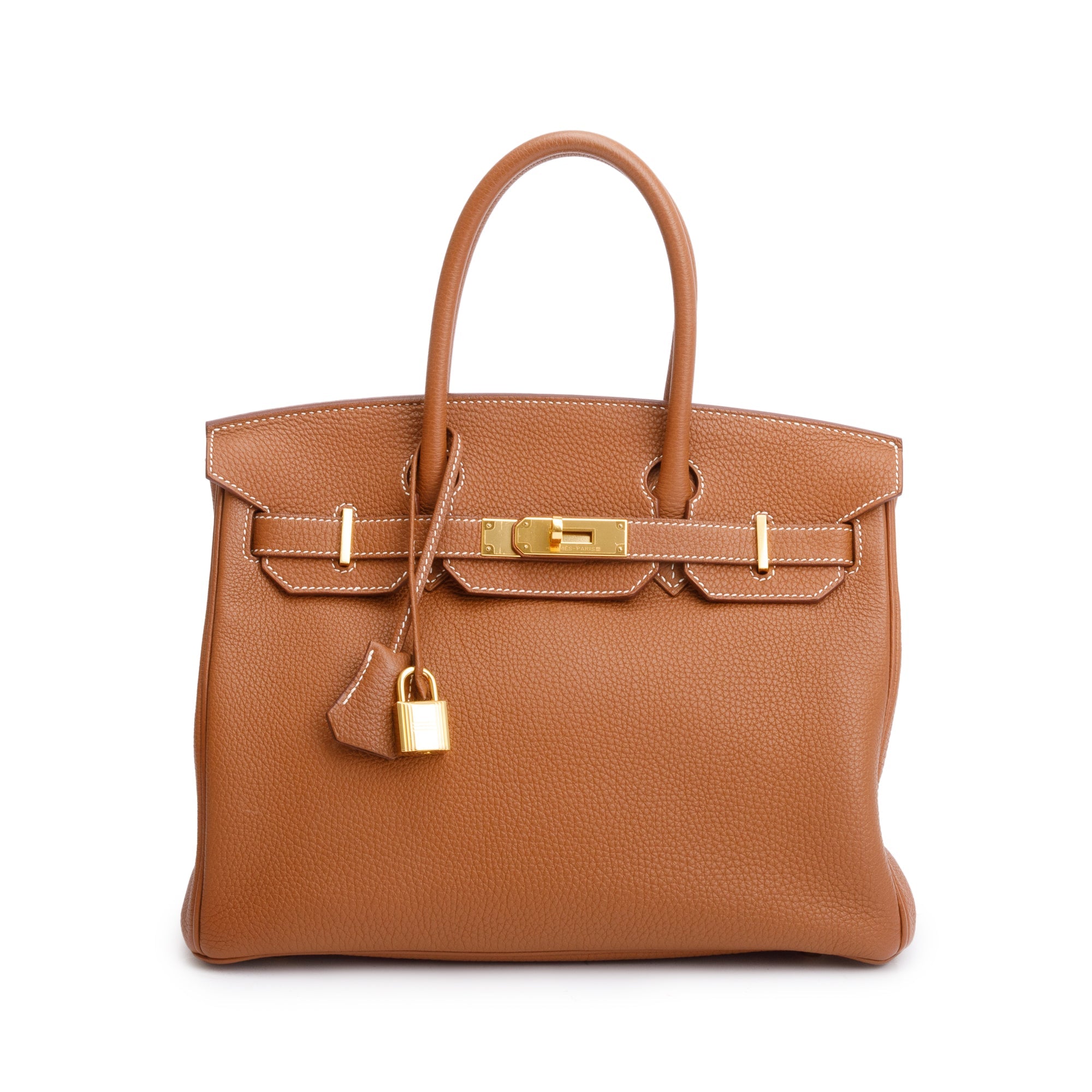 Hermes Gold Veau Togo Birkin 30 w/ Box & Receipt