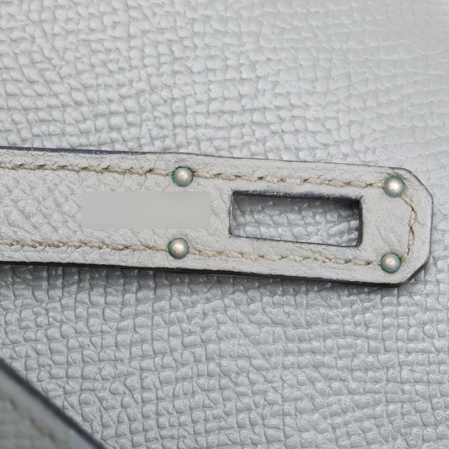 Hermes Gris Mouette Epsom Leather Classic Kelly Longue Wallet