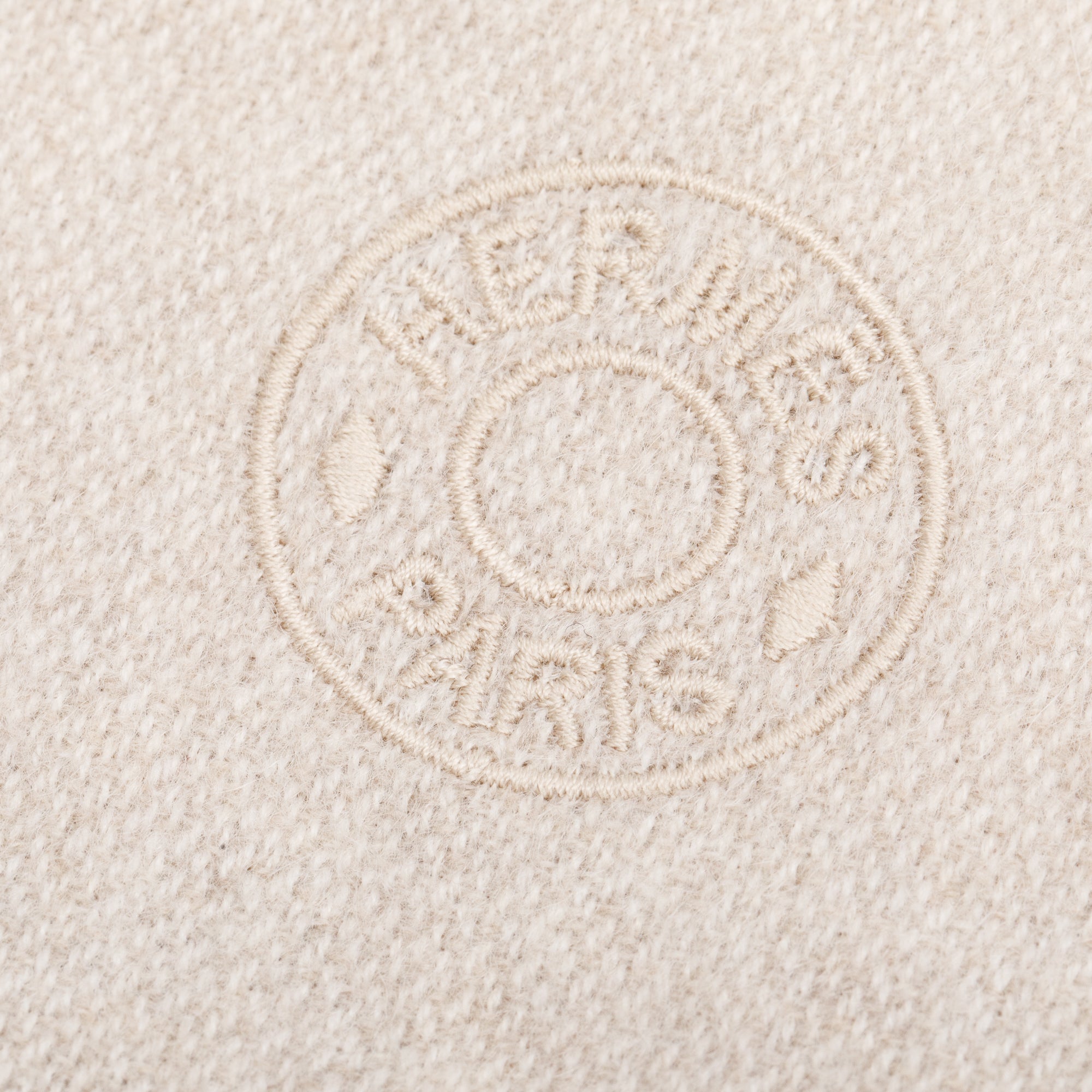 Hermes Gris Perle Plaid Cashmere Stole w/ Box