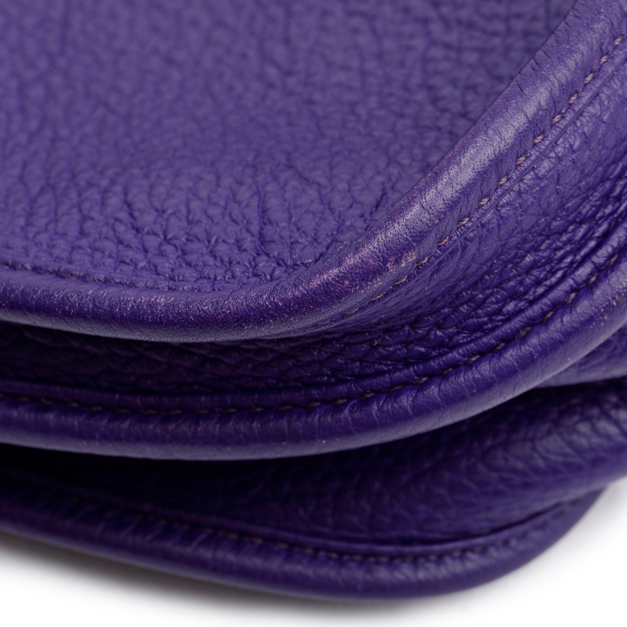 Hermes Iris Clemence Leather Evelyne III PM Bag