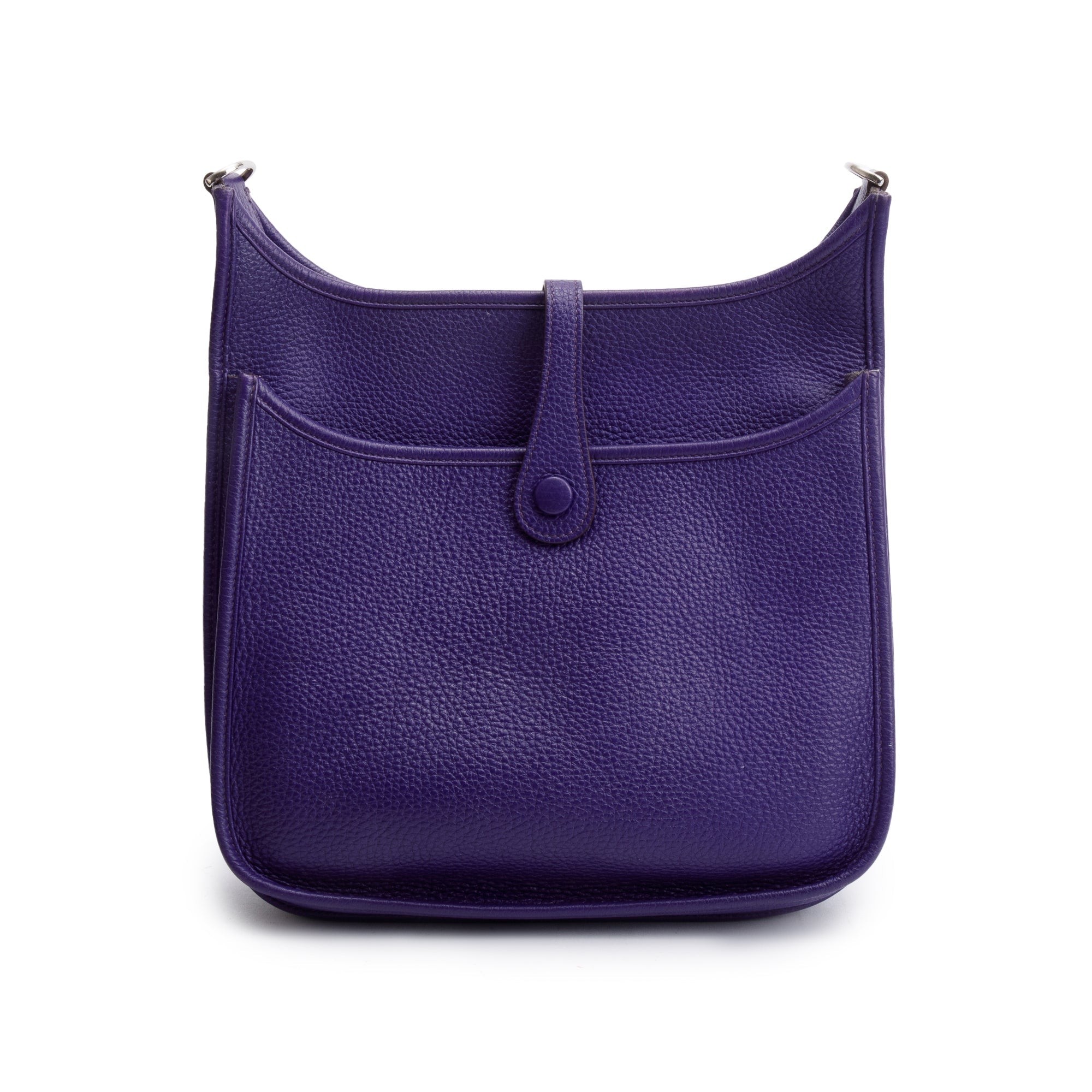 Hermes Iris Clemence Leather Evelyne III PM Bag