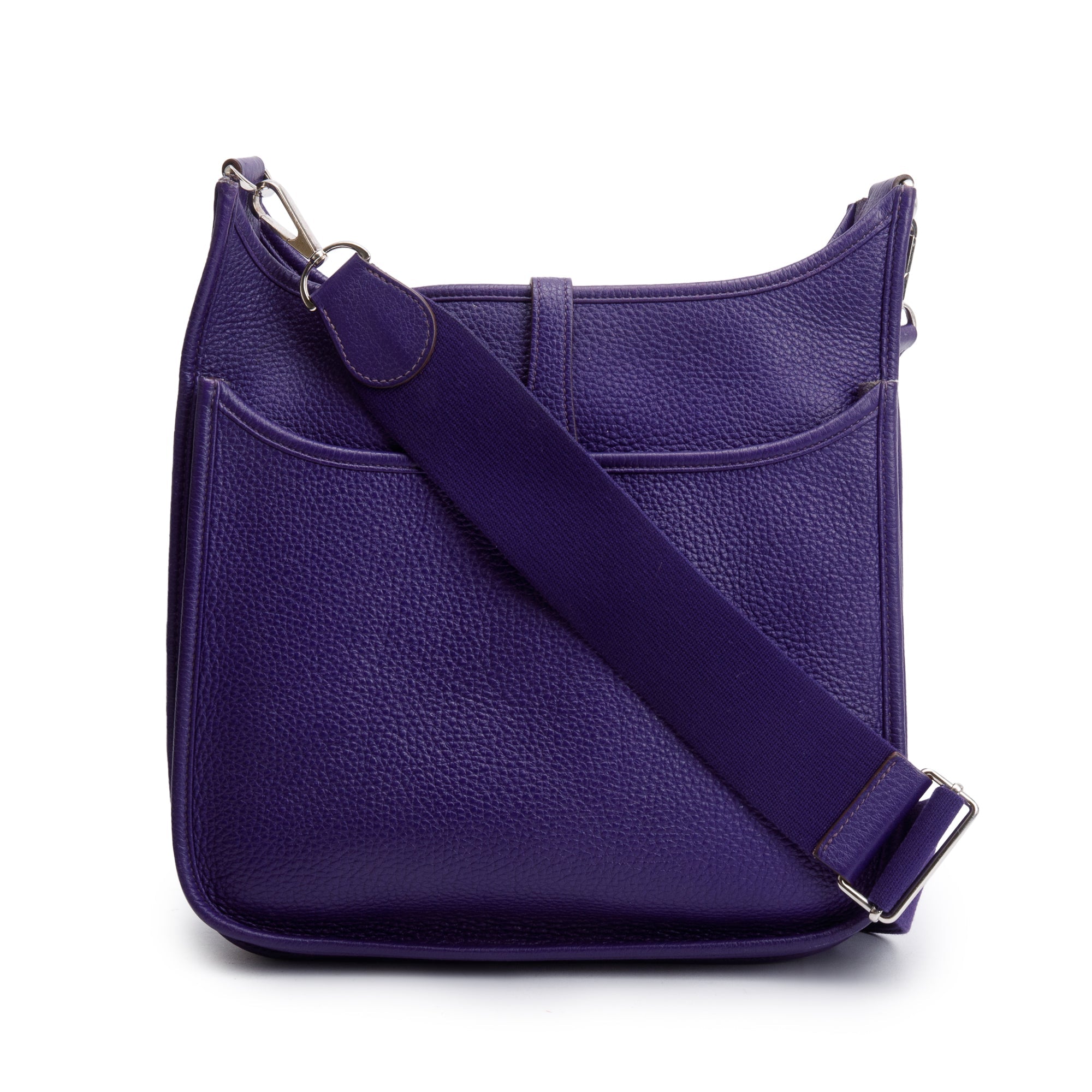 Hermes Iris Clemence Leather Evelyne III PM Bag