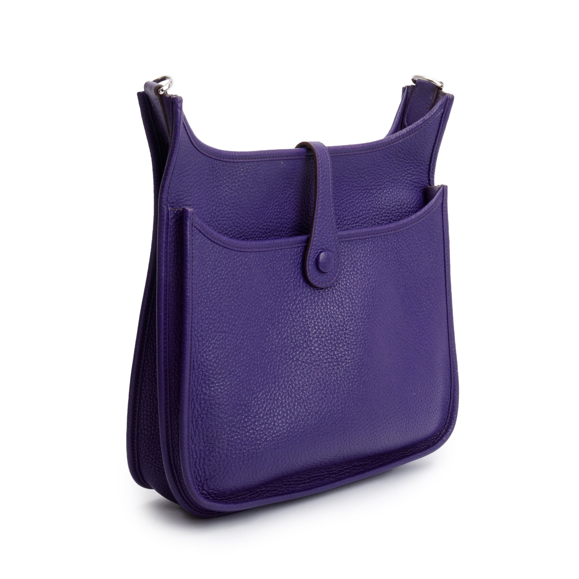 Hermes Iris Clemence Leather Evelyne III PM Bag