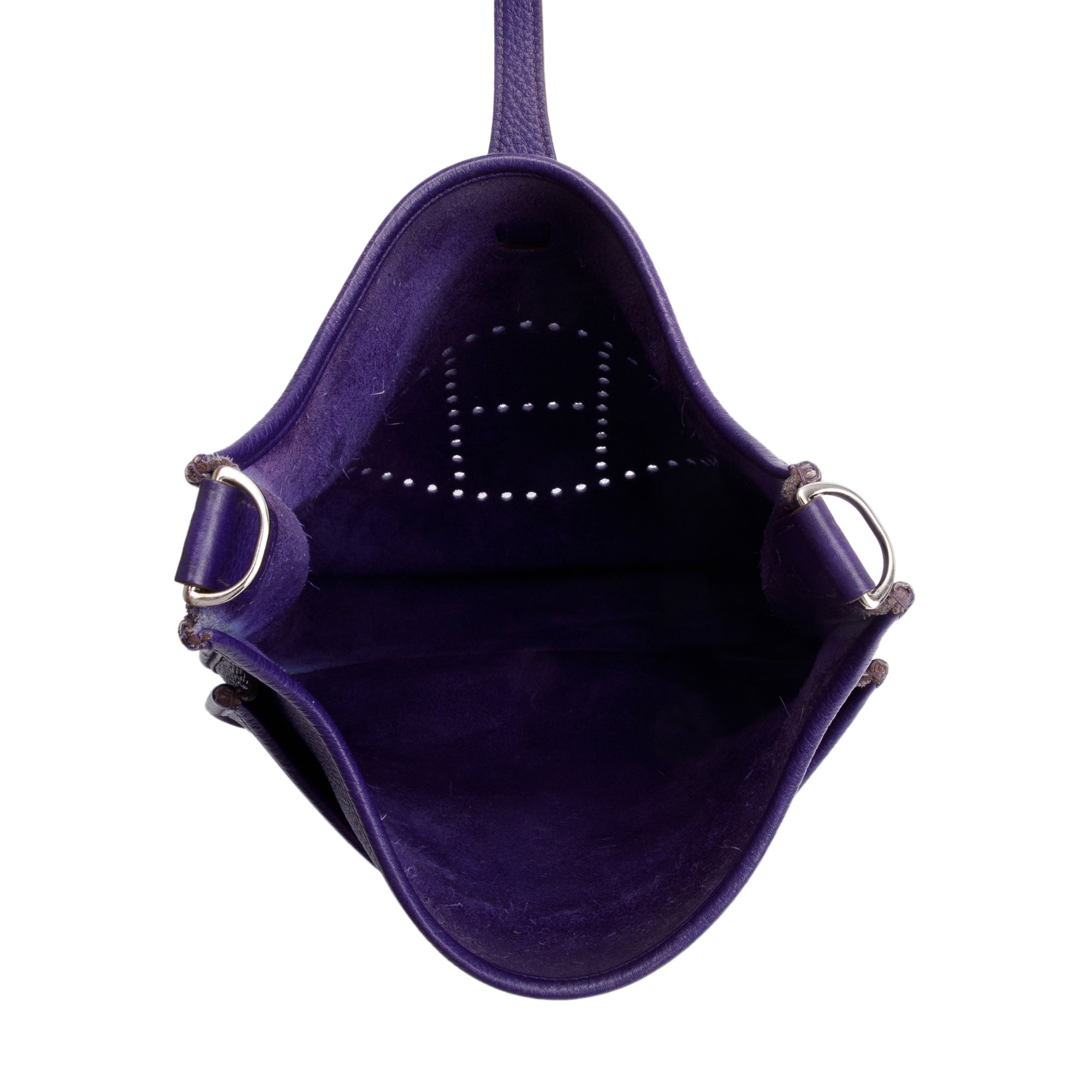 Hermes Iris Clemence Leather Evelyne III PM Bag