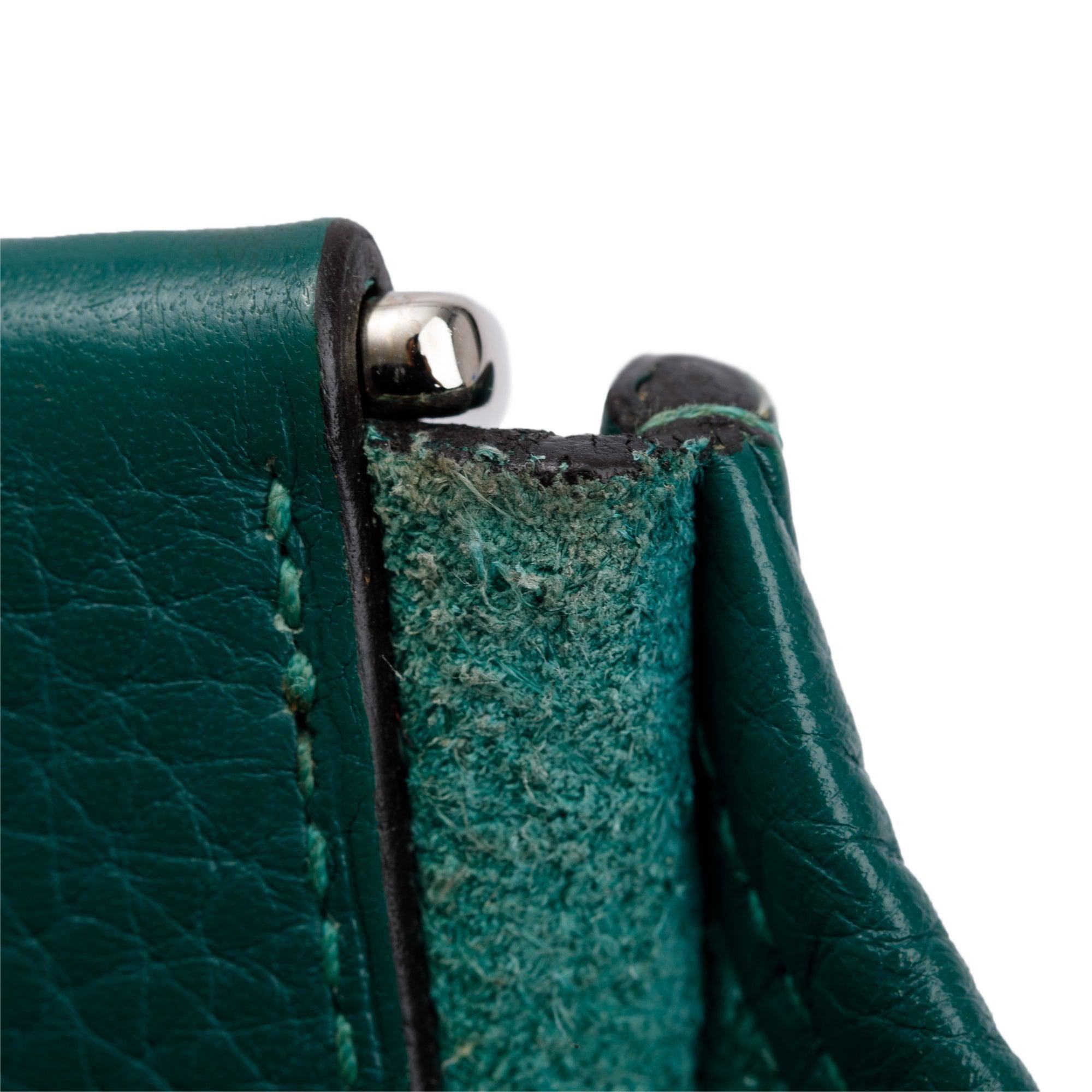 Hermes Malachite Clemence Evelyne III 29 Bag w/ Box