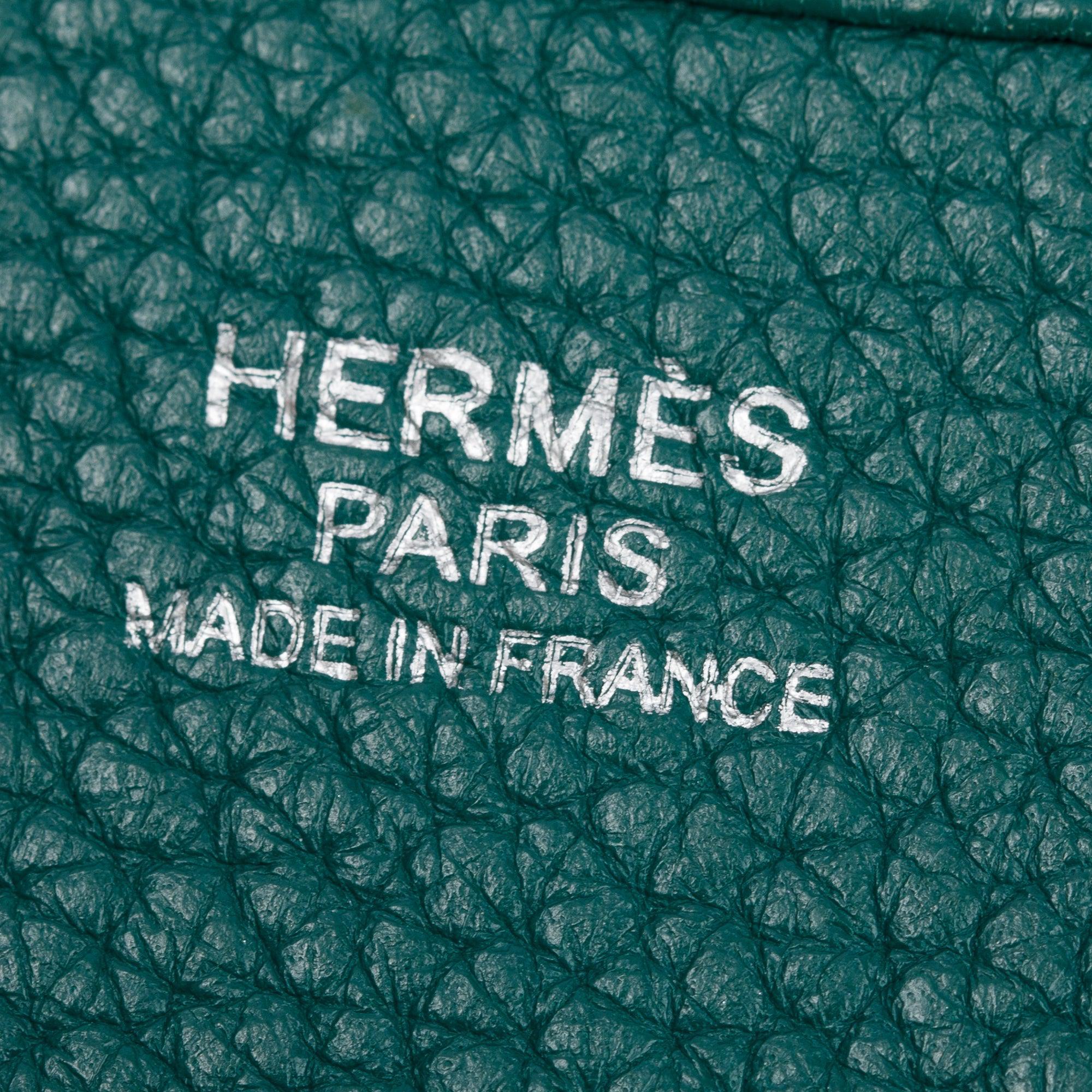 Hermes Malachite Clemence Evelyne III 29 Bag w/ Box
