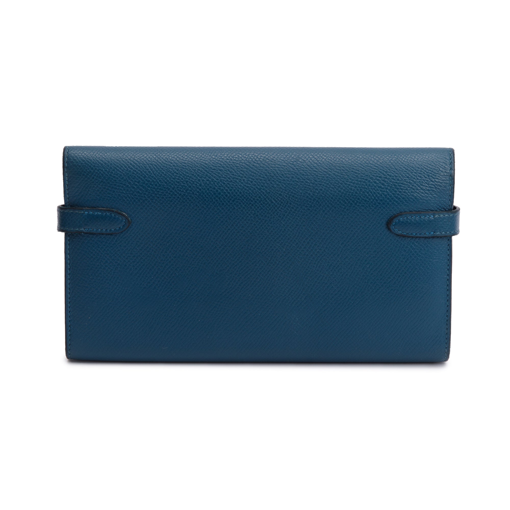 Hermes Malachite Epsom Leather Classic Kelly Longue Wallet