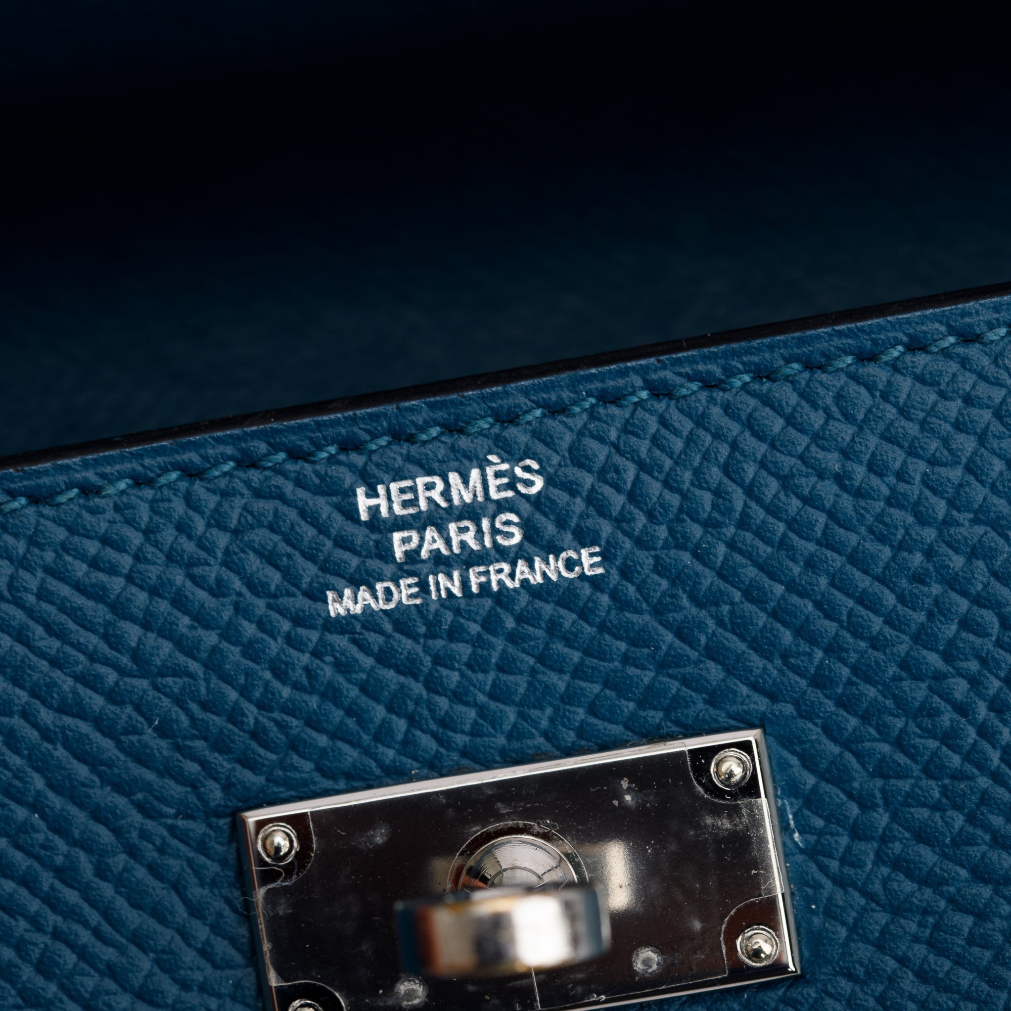 Hermes Malachite Epsom Leather Classic Kelly Longue Wallet