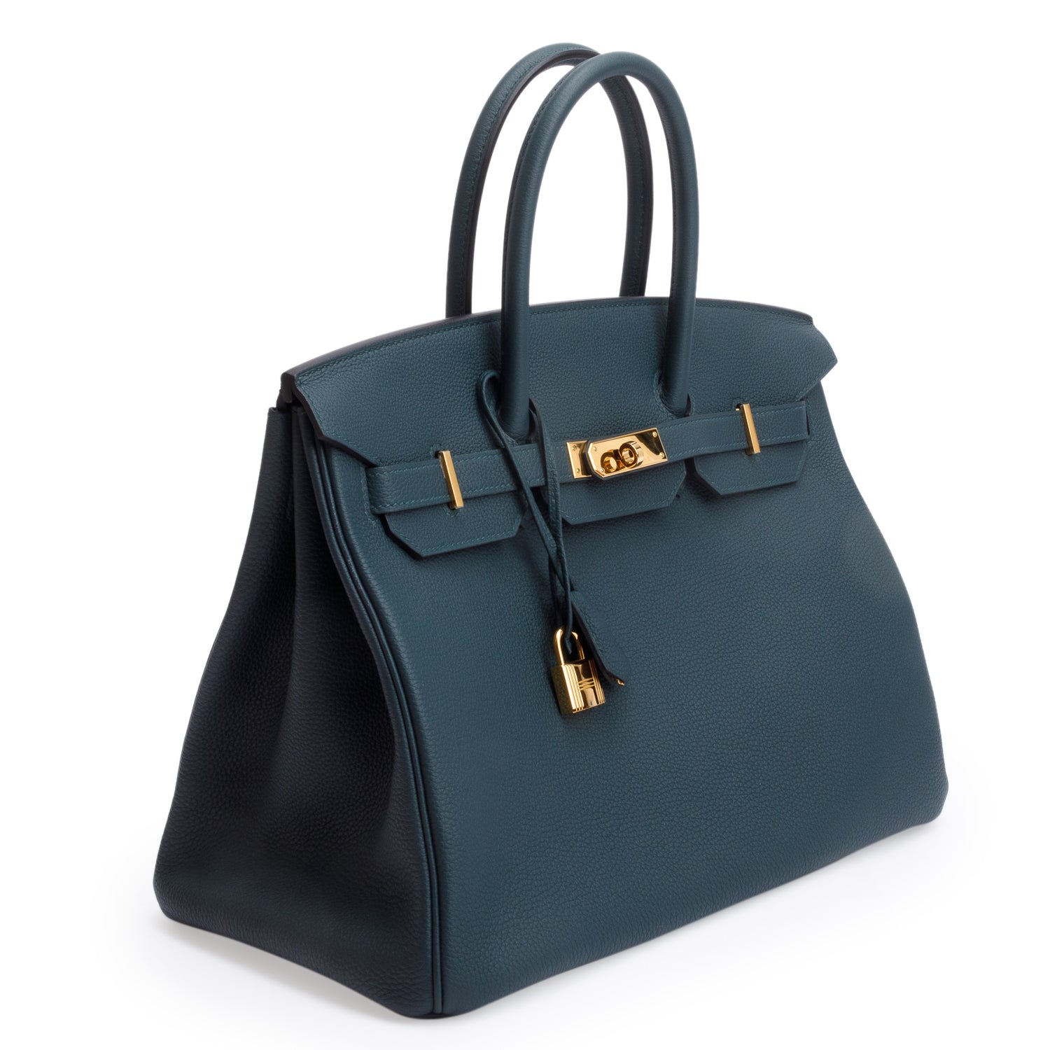 Hermes Vert Cypress Togo Birkin 35 w/ Box