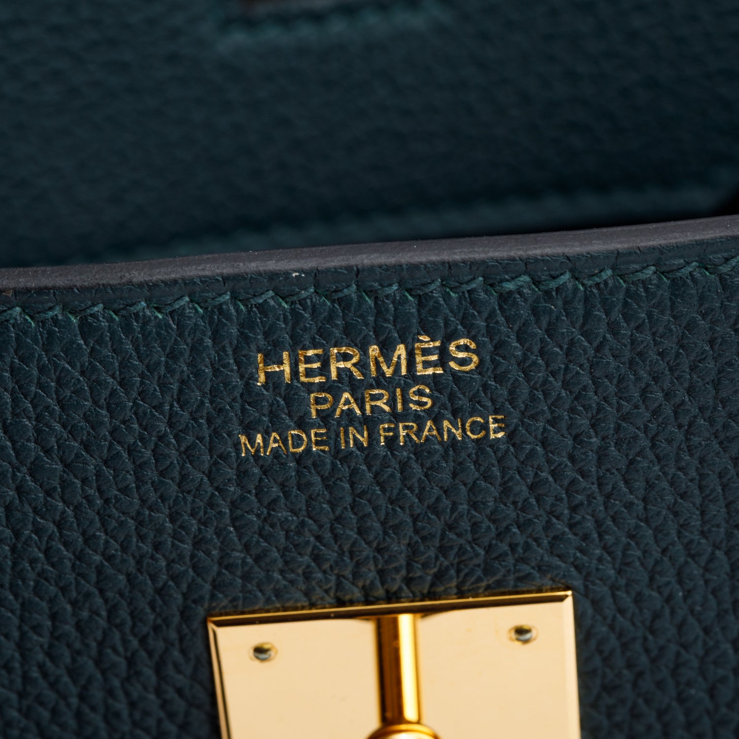 Hermes Vert Cypress Togo Birkin 35 w/ Box