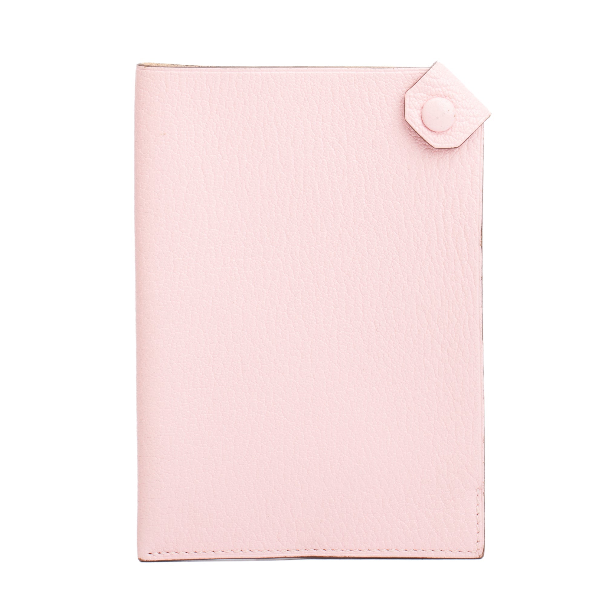 Hermes Mauve Sylvestre Chevre Mysore Tarmac PM Passport Holder