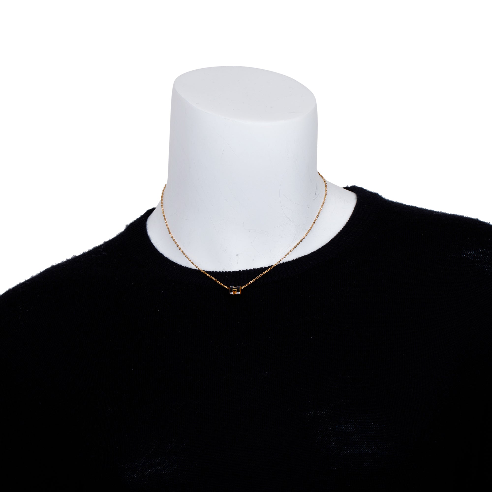 Hermes Mini Pop H Pendant Necklace w/ Box – OLIVER'S