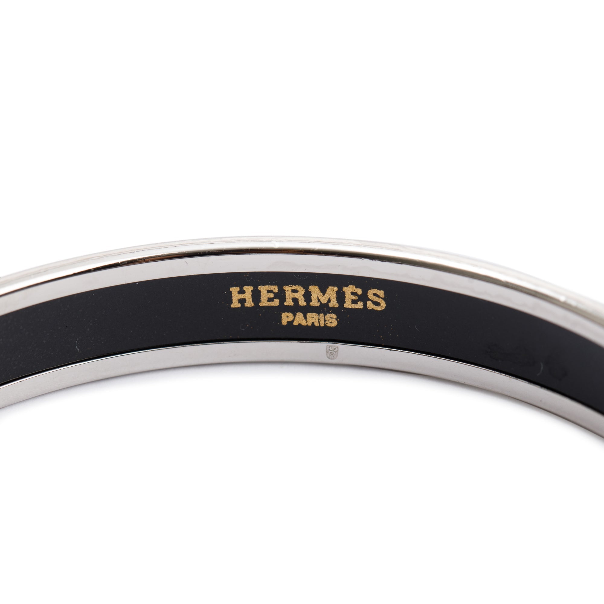 Hermes Narrow Enamel Bangle