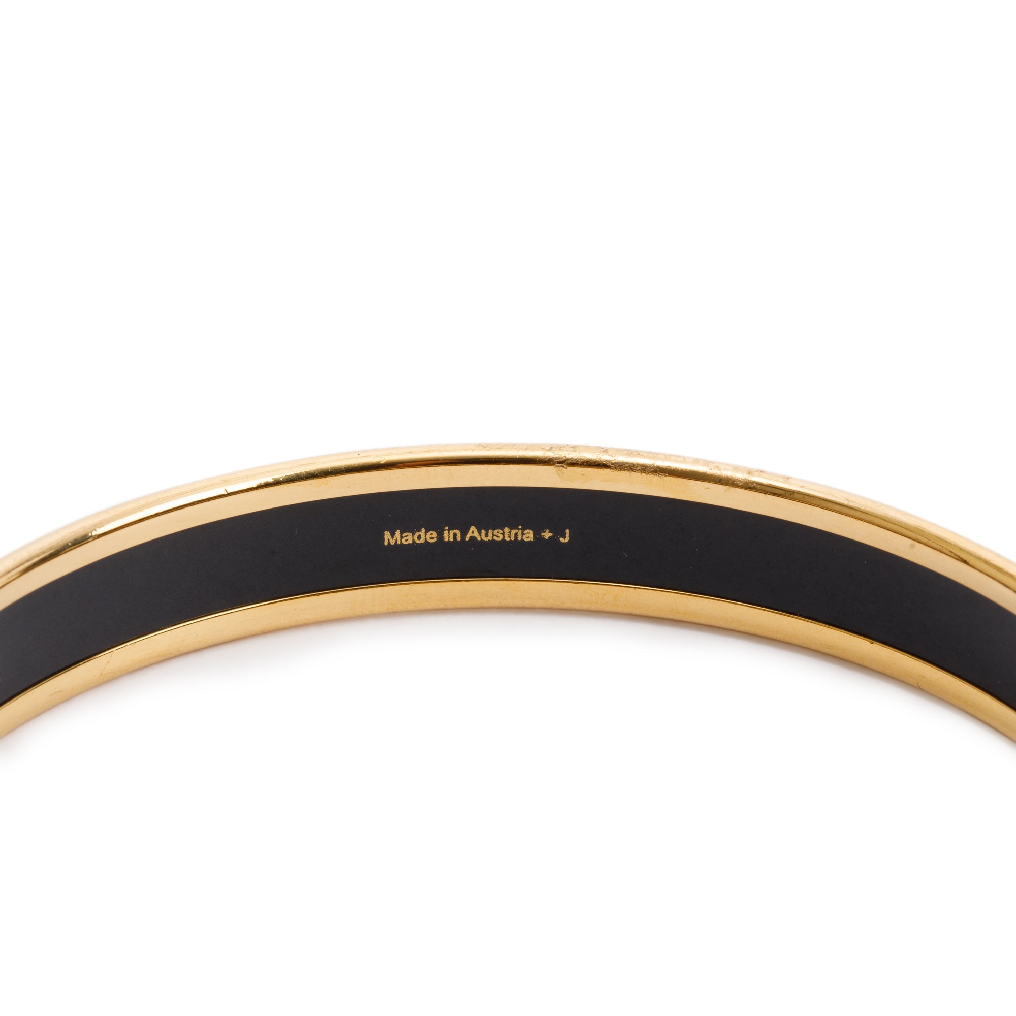 Hermes Narrow Enamel Bangle