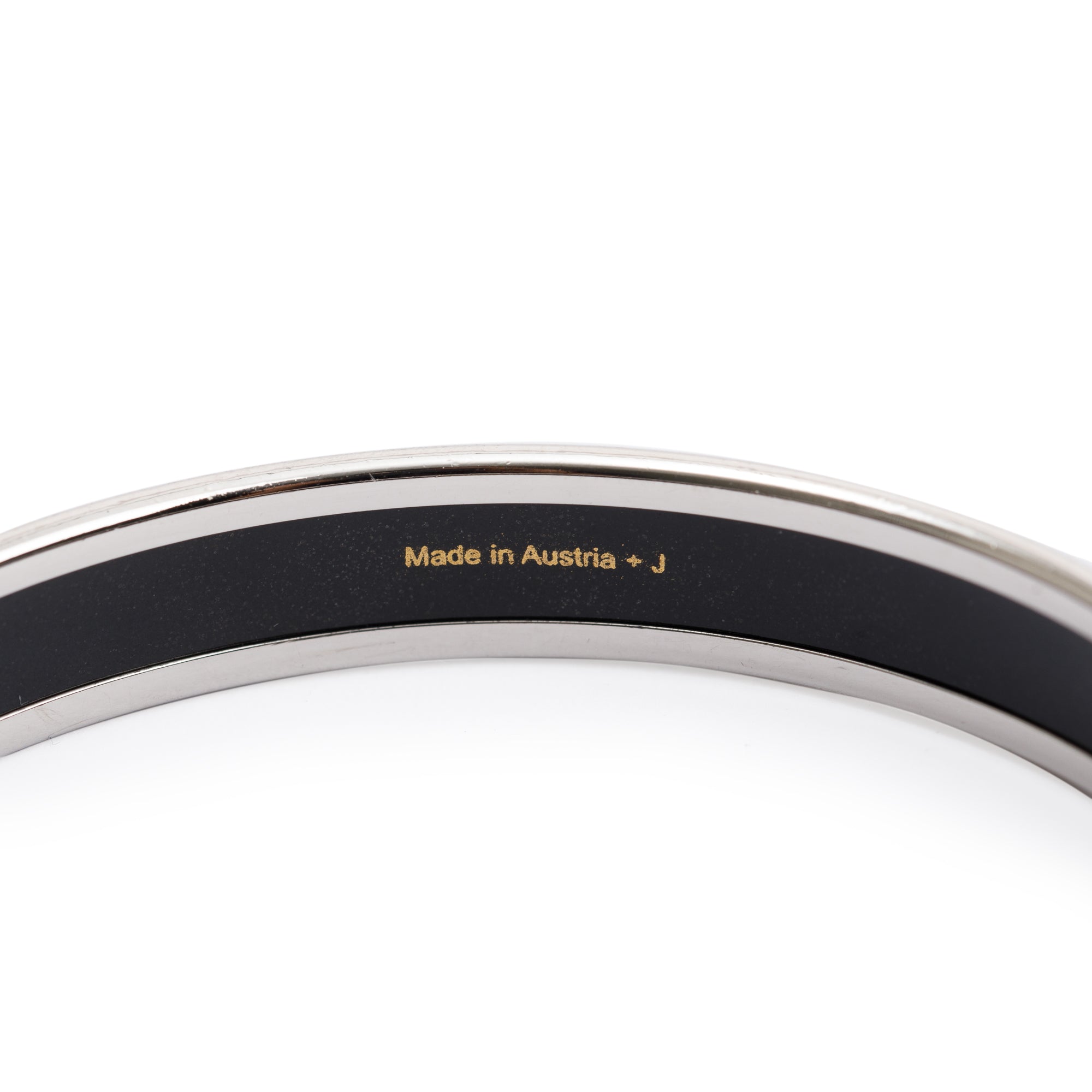 Hermes Narrow Enamel Bangle