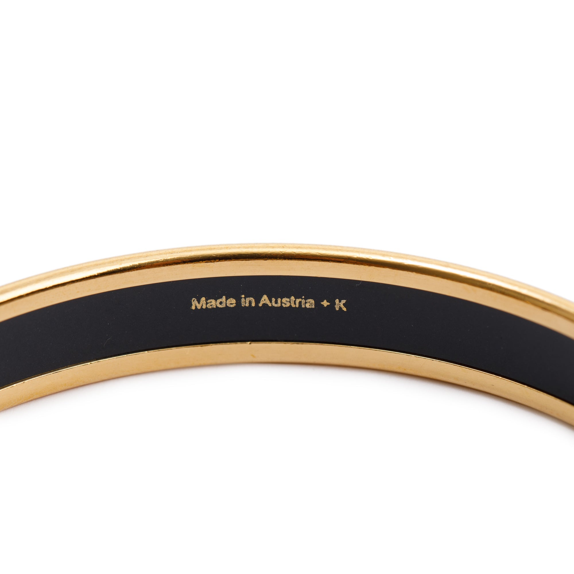 Hermes Narrow Enamel Bangle
